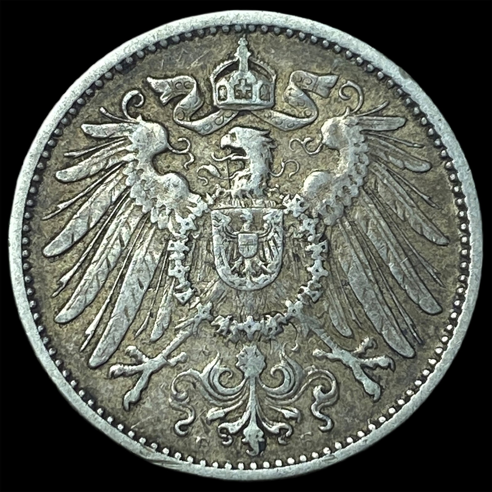 1892-D Germany Silver 1 Mark: 1892-D Germany Silver 1 Mark