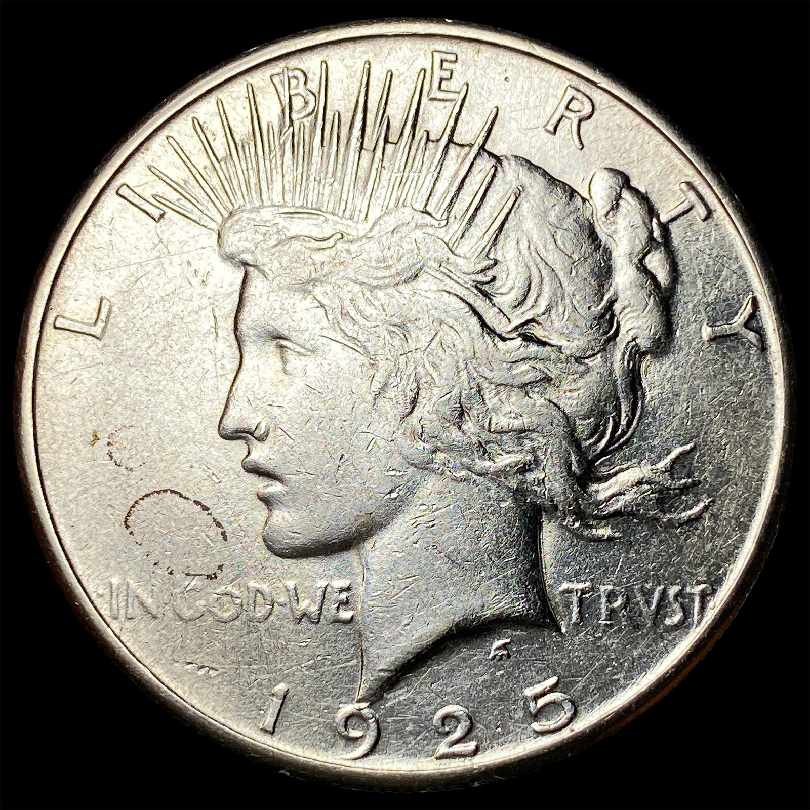 1925-S Silver Peace Dollar CLOSELY UNCIRCULATED: 1925-S Silver Peace Dollar CLOSELY UNCIRCULATED
