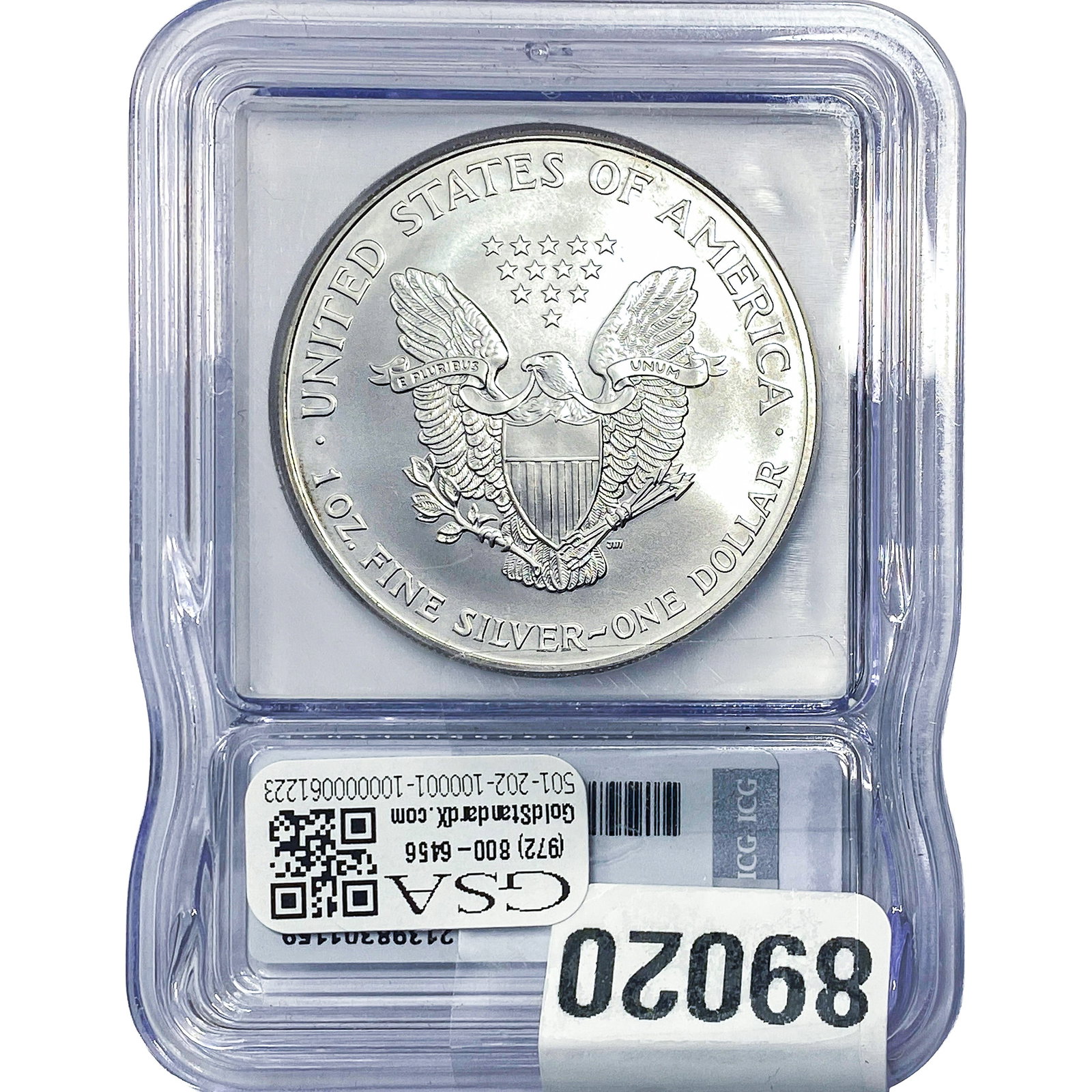1999 Silver Eagle ICG MS69+ - 2