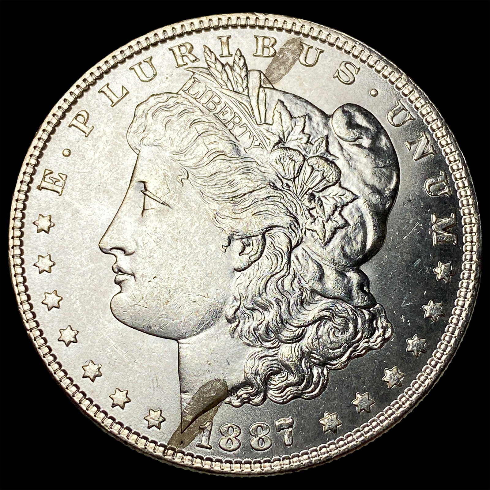 1887 Morgan Silver Dollar CHOICE BU: 1887 Morgan Silver Dollar CHOICE BU