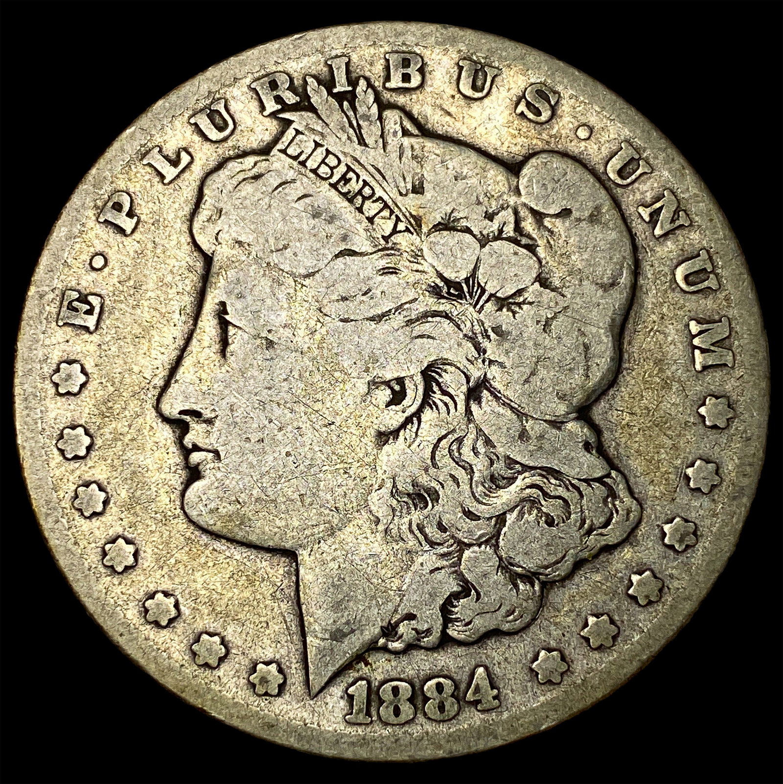 1884-CC Silver Morgan Dollar NICELY CIRCULATED: 1884-CC Silver Morgan Dollar NICELY CIRCULATED
