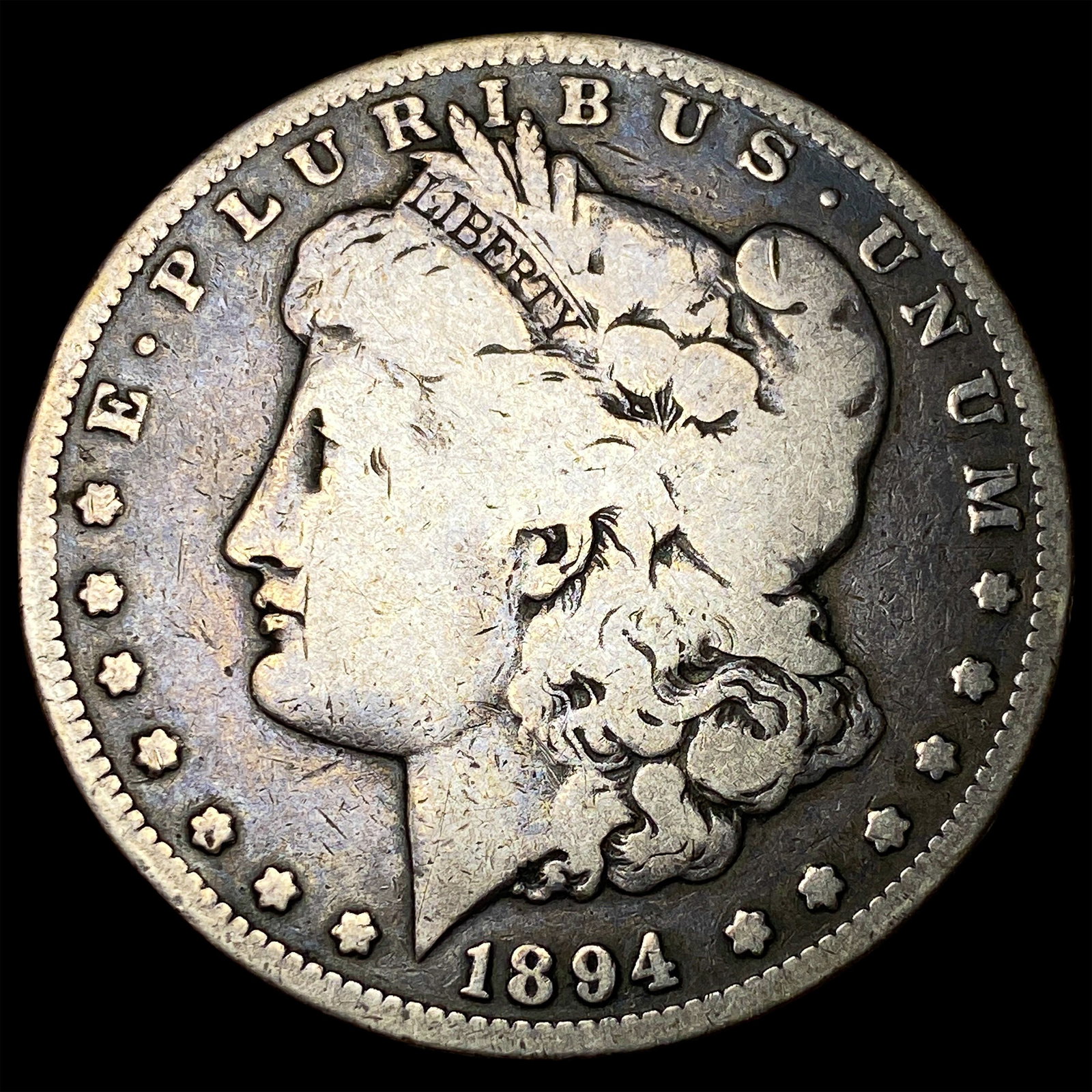 1894-S Silver Morgan Dollar LIGHTLY CIRCULATED (1 of 2)