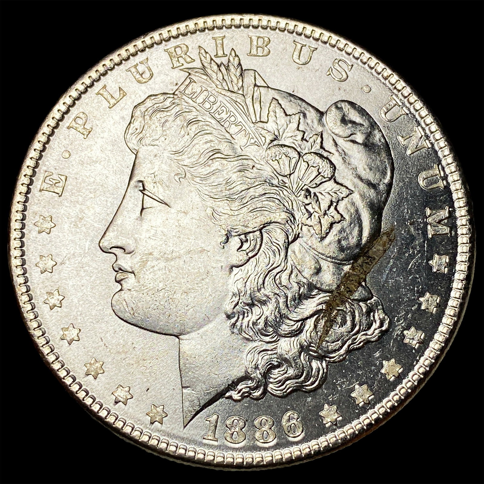 1886 Morgan Silver Dollar UNCIRCULATED: 1886 Morgan Silver Dollar UNCIRCULATED