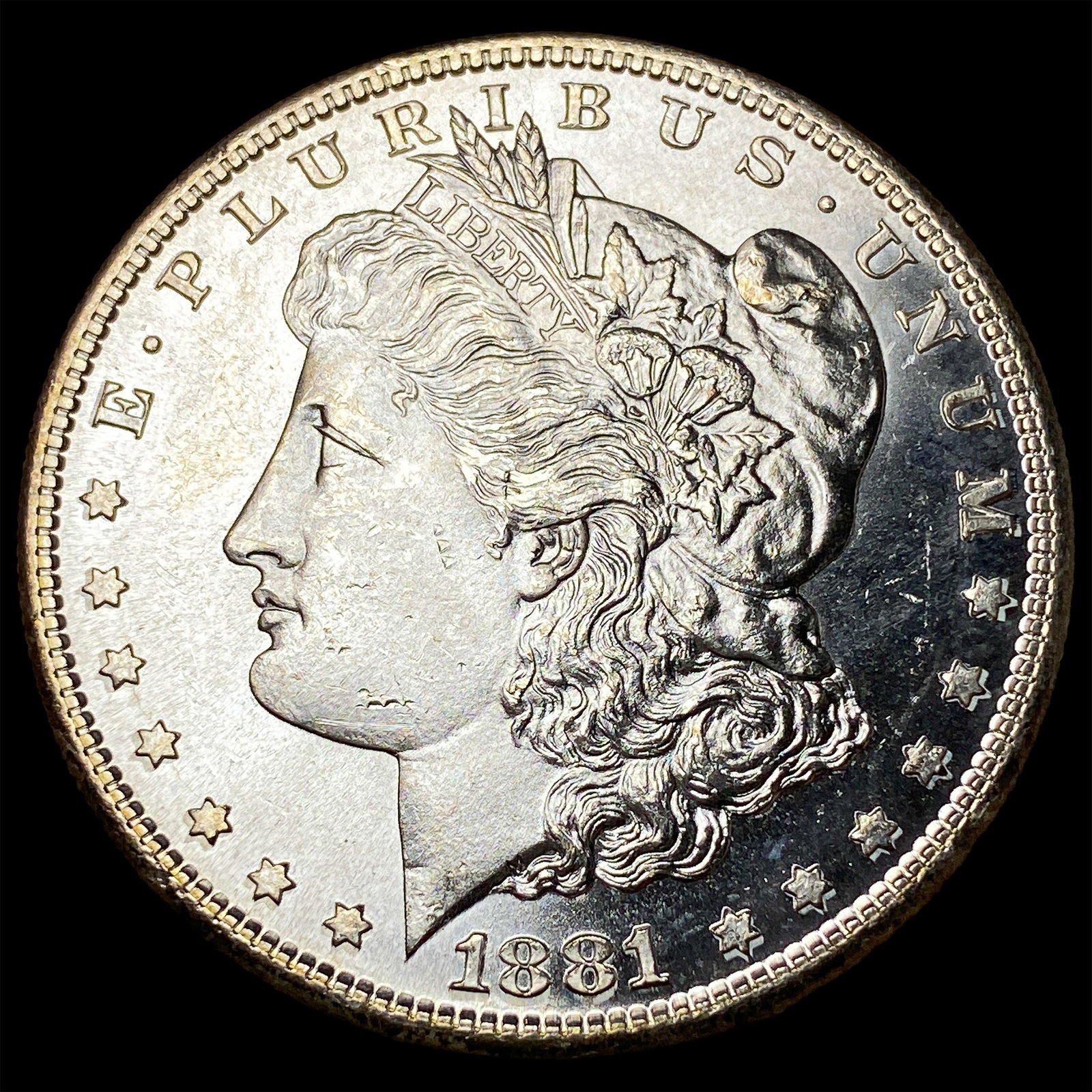 1881-S Silver Morgan Dollar CHOICE BU: 1881-S Silver Morgan Dollar CHOICE BU