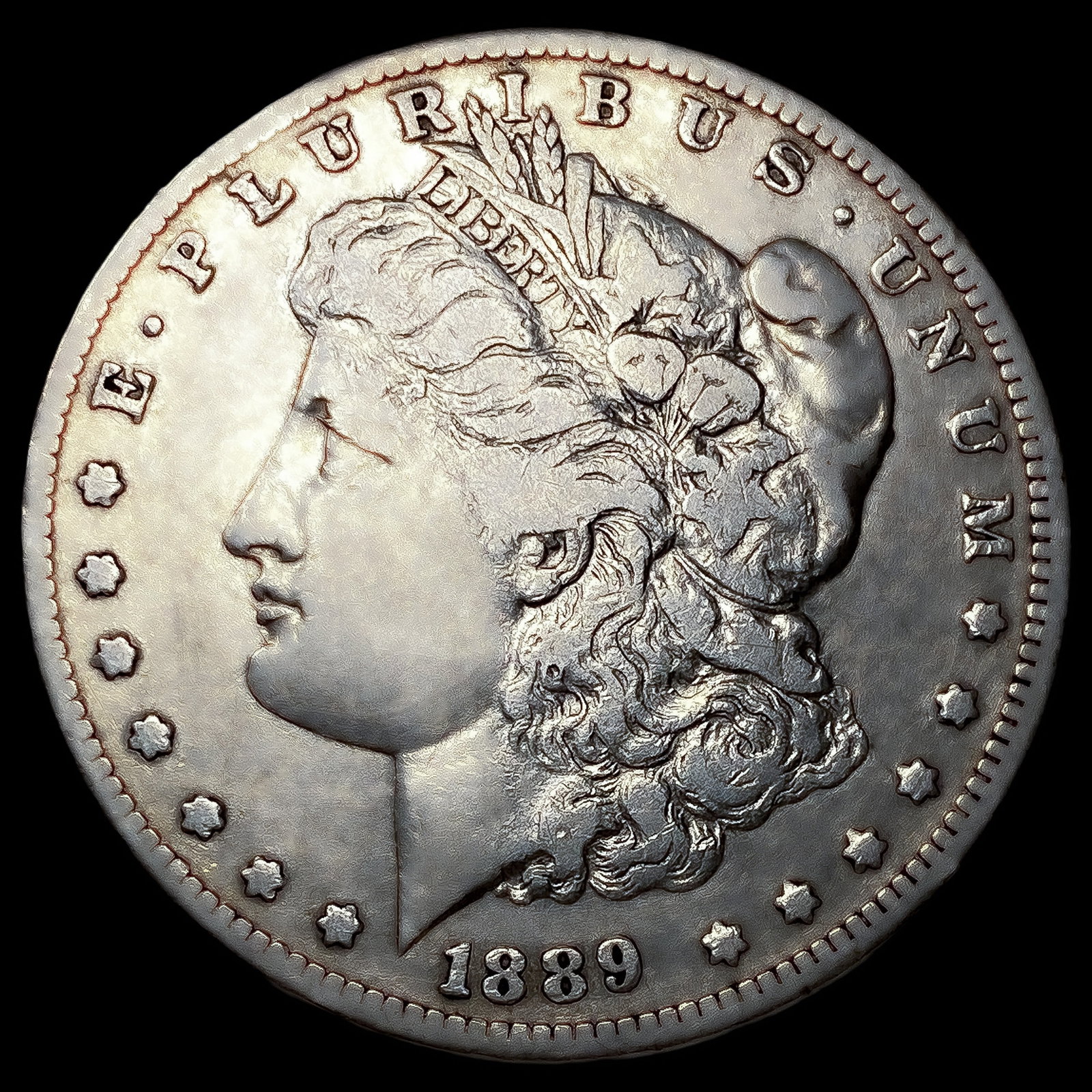 1889-CC Morgan Silver Dollar (1 of 2)