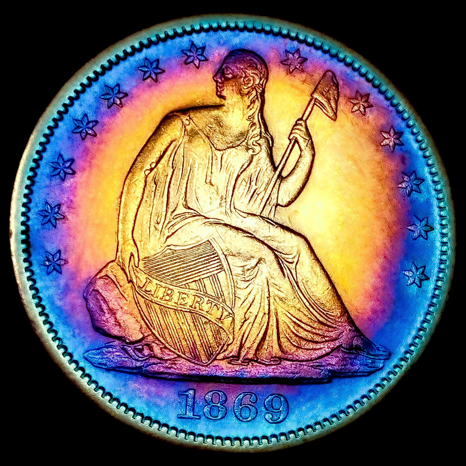 1869-S Seated Liberty Half Dollar: 1869-S Seated Liberty Half Dollar