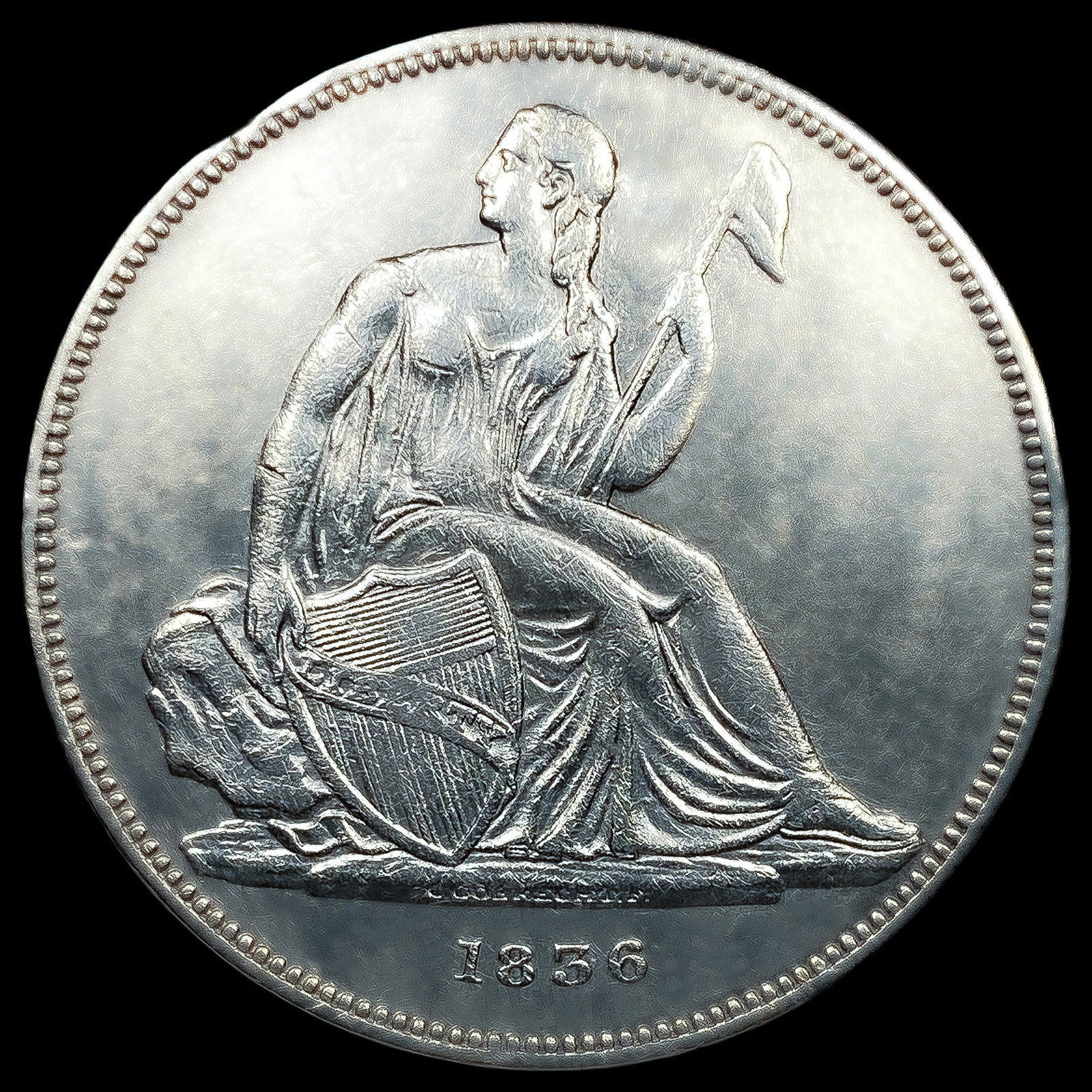 1836 J-60 Gobrecht Dollar Proof (1 of 2)