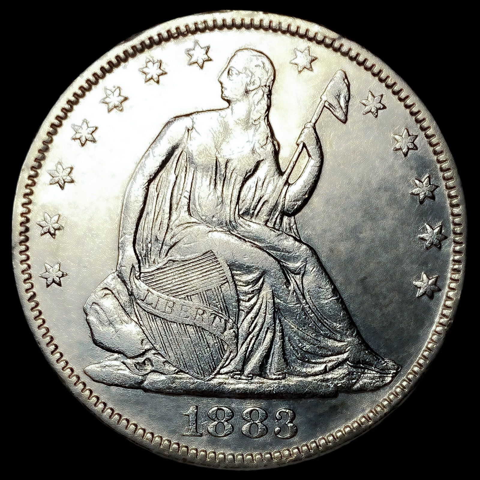 1883 Seated Liberty Half Dollar (1 of 2)