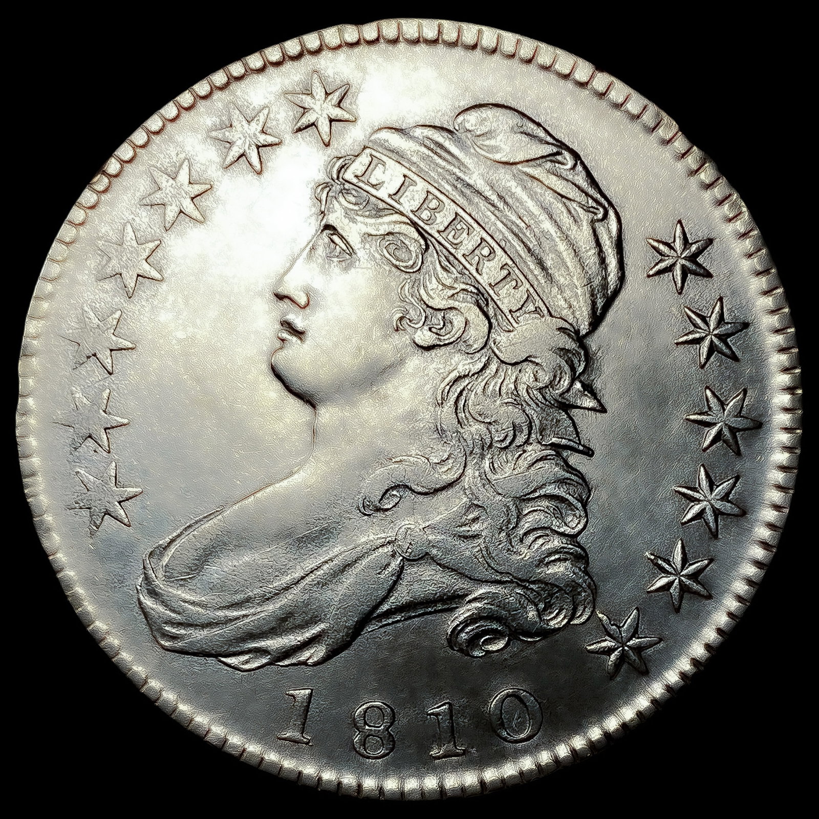 1810 Capped Bust Half Dollar (1 of 2)
