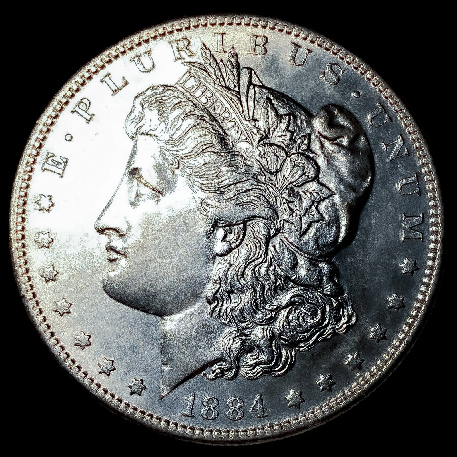 1884-S Morgan Silver Dollar: 1884-S Morgan Silver Dollar