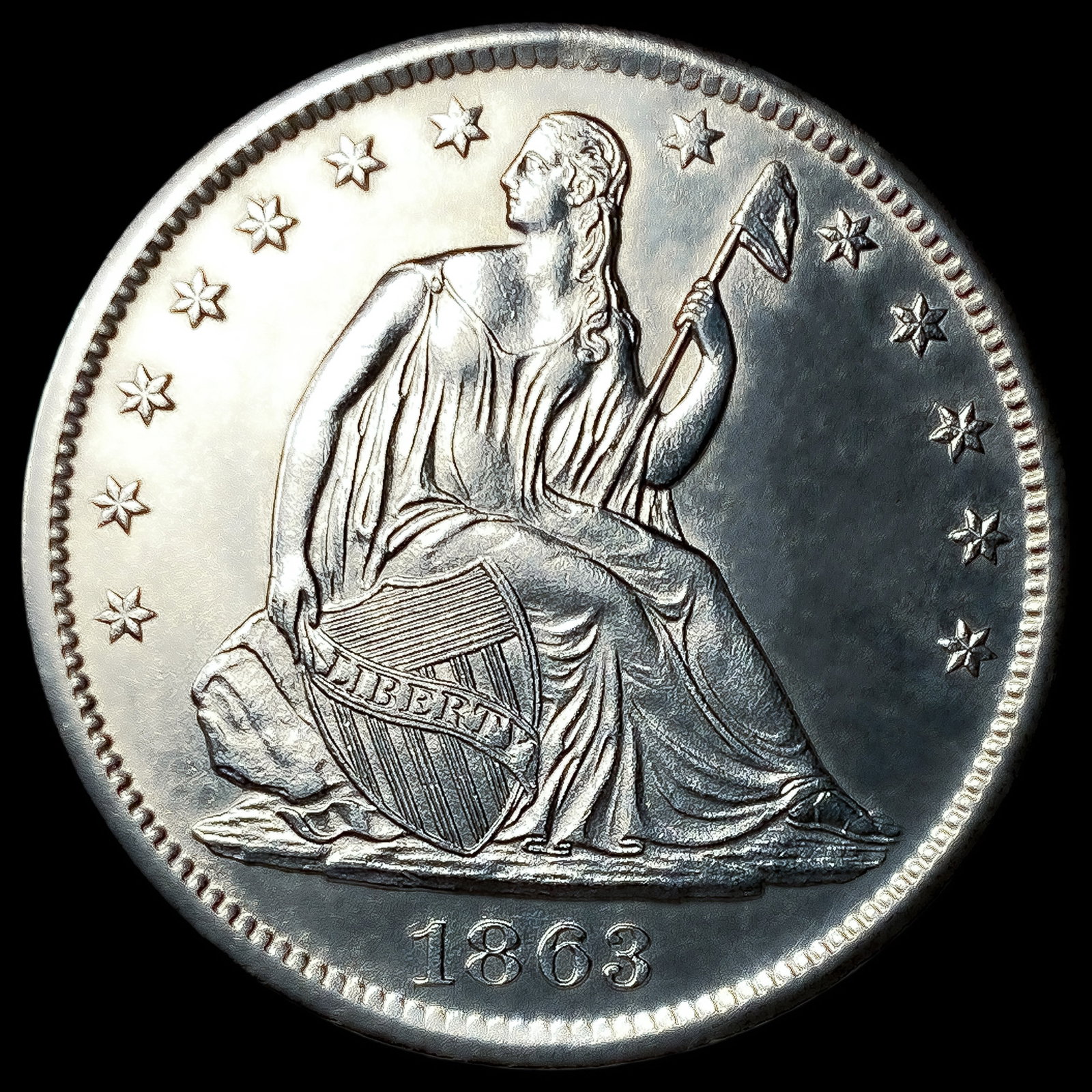 1863-S Seated Liberty Half Dollar: 1863-S Seated Liberty Half Dollar