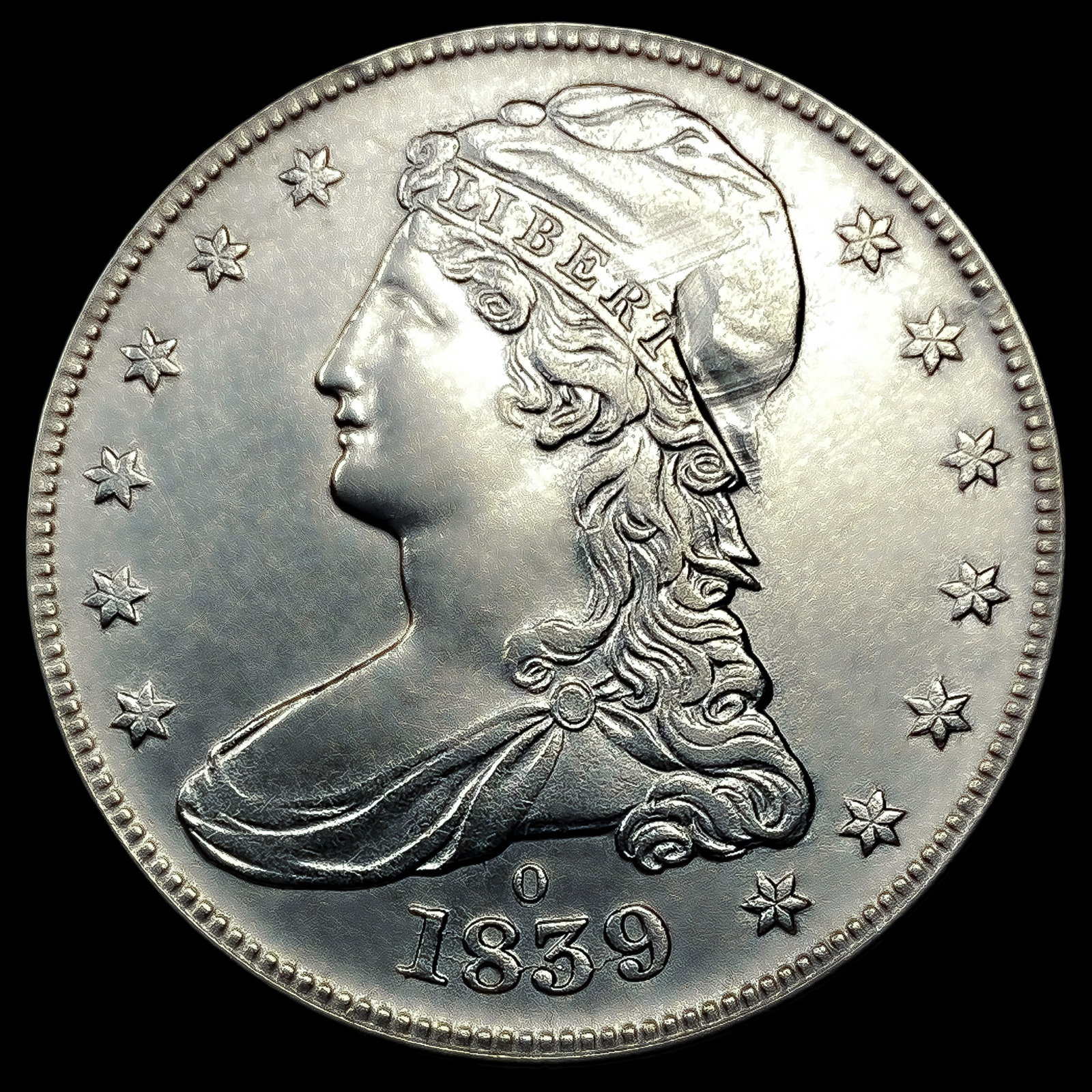 1839-O Capped Bust Half Dollar (1 of 2)
