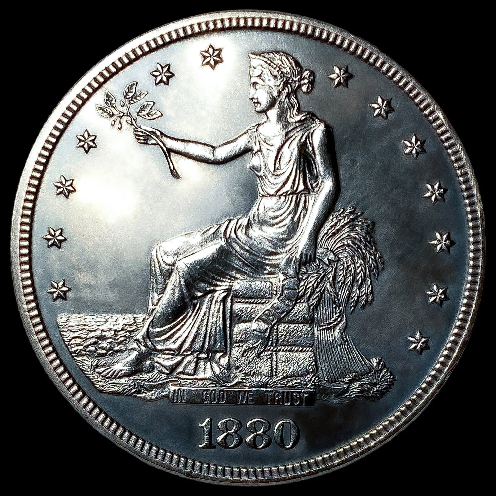 1880 Silver Trade Dollar (1 of 2)