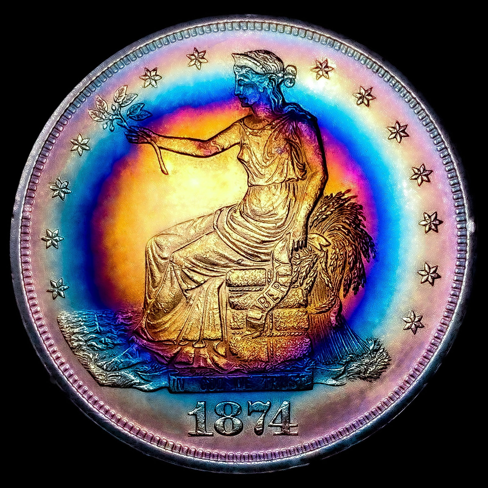 1874 Silver Trade Dollar (1 of 2)