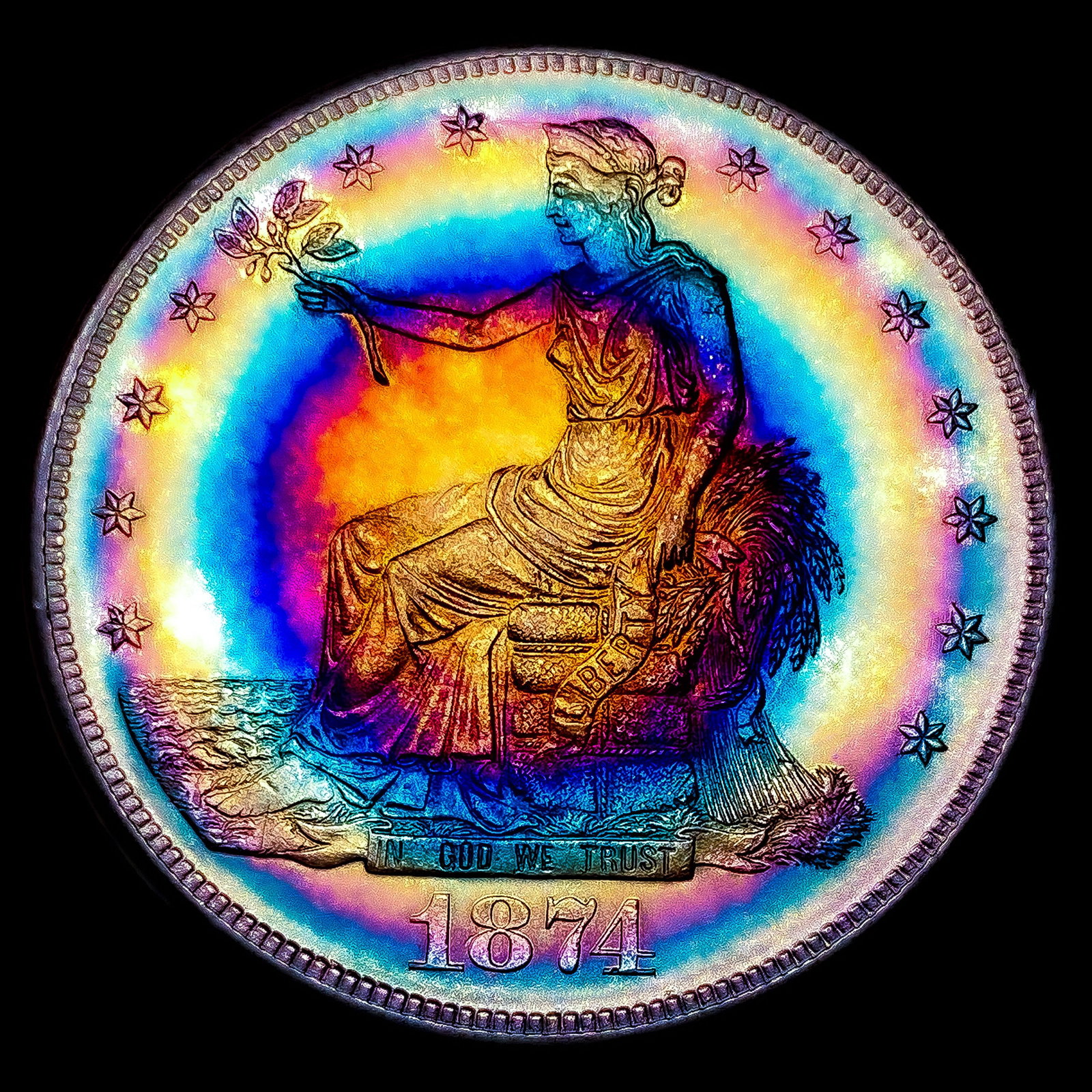 1874-S Silver Trade Dollar: 1874-S Silver Trade Dollar
