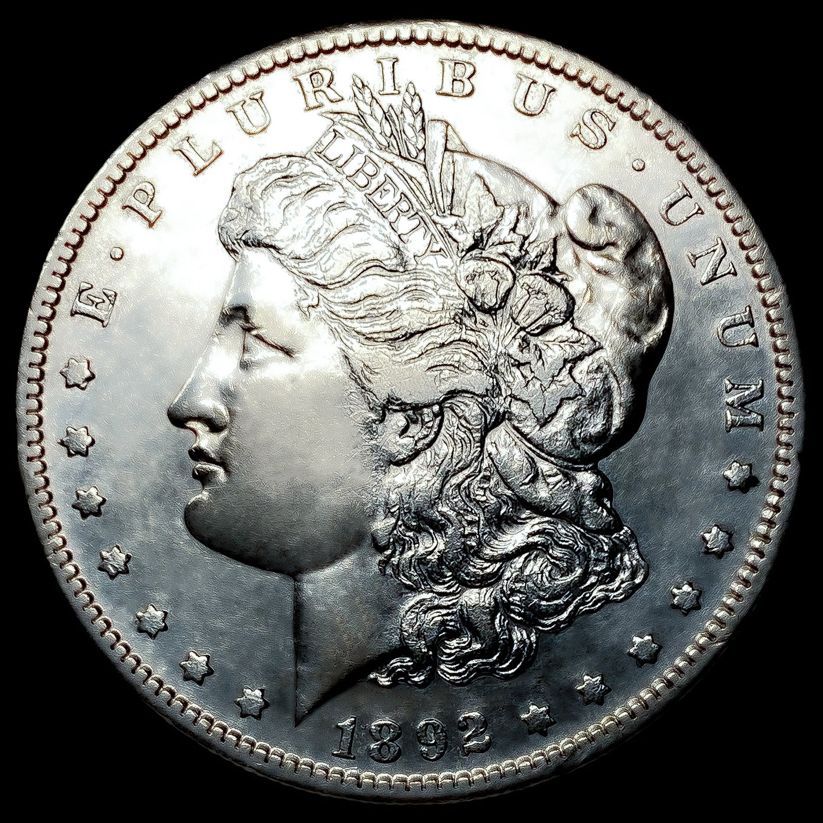 1892-S Morgan Silver Dollar CHOICE AU: 1892-S Morgan Silver Dollar CHOICE AU