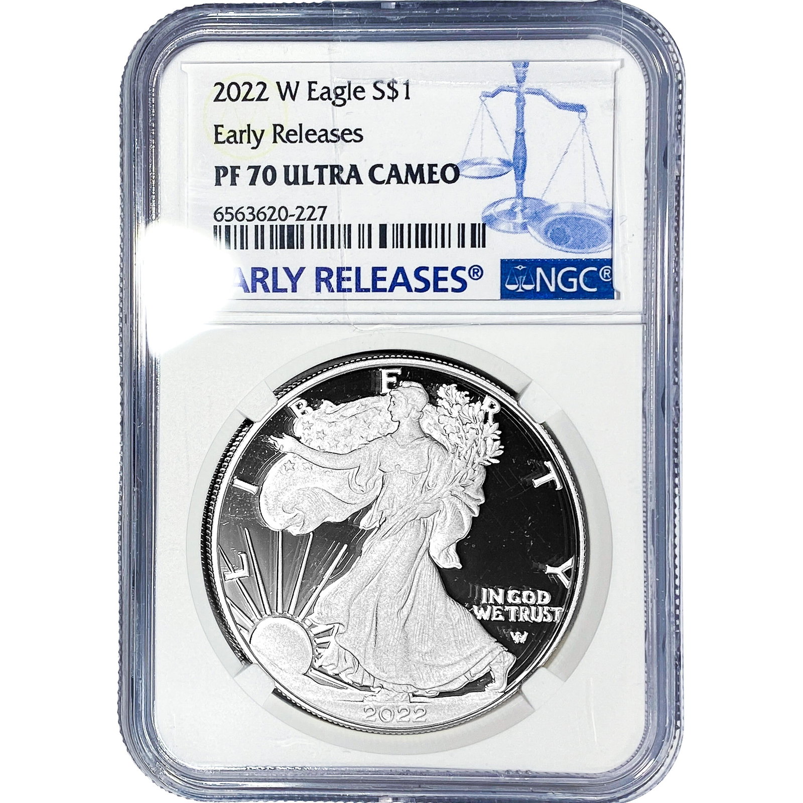 2022-W Silver Eagle NGC PF70 Ultra Cameo (1 of 2)