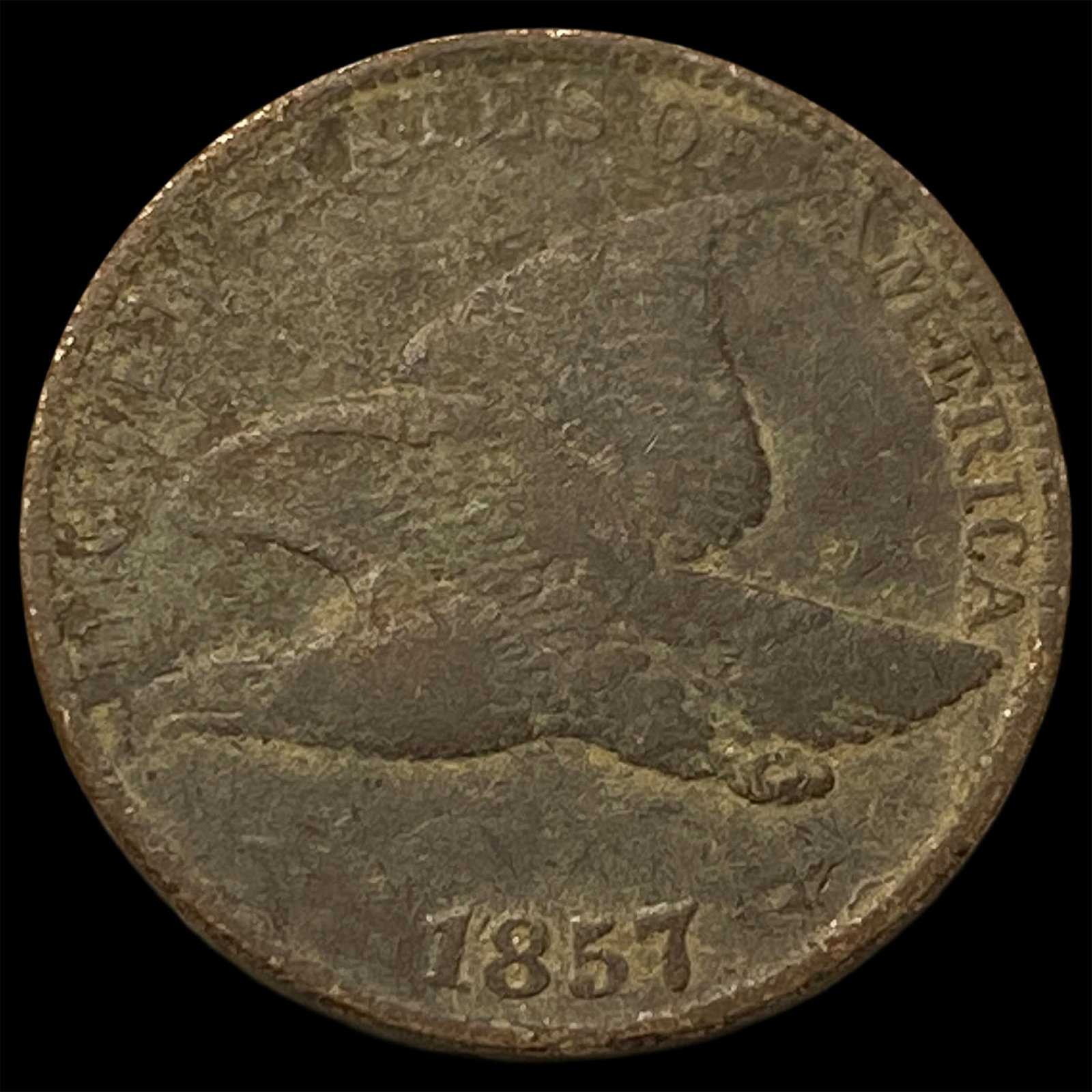 1857 Flying Eagle Cent HIGH GRADE (1 of 2)