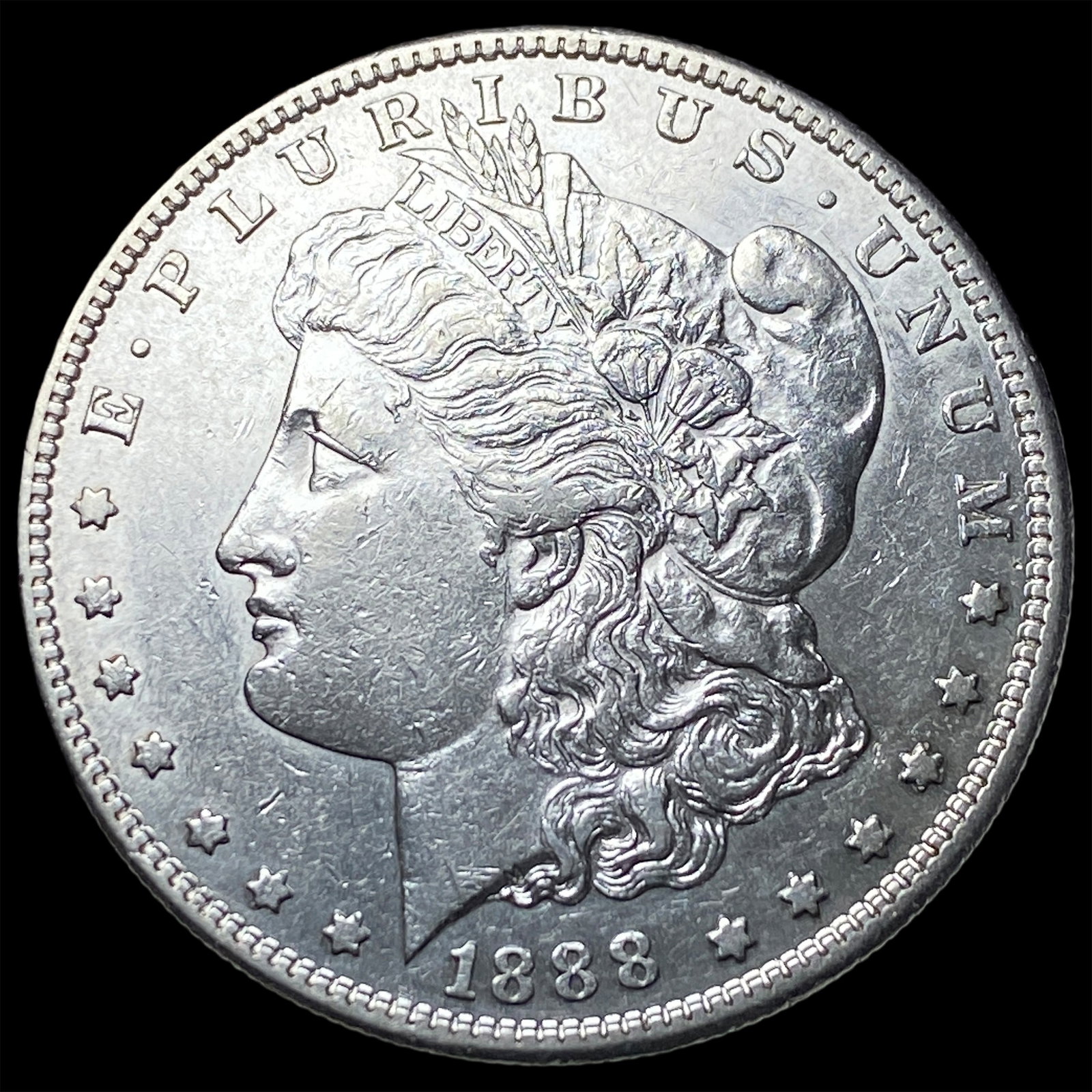 1888-S Silver Morgan Dollar CLOSELY UNCIRCULATED: 1888-S Silver Morgan Dollar CLOSELY UNCIRCULATED