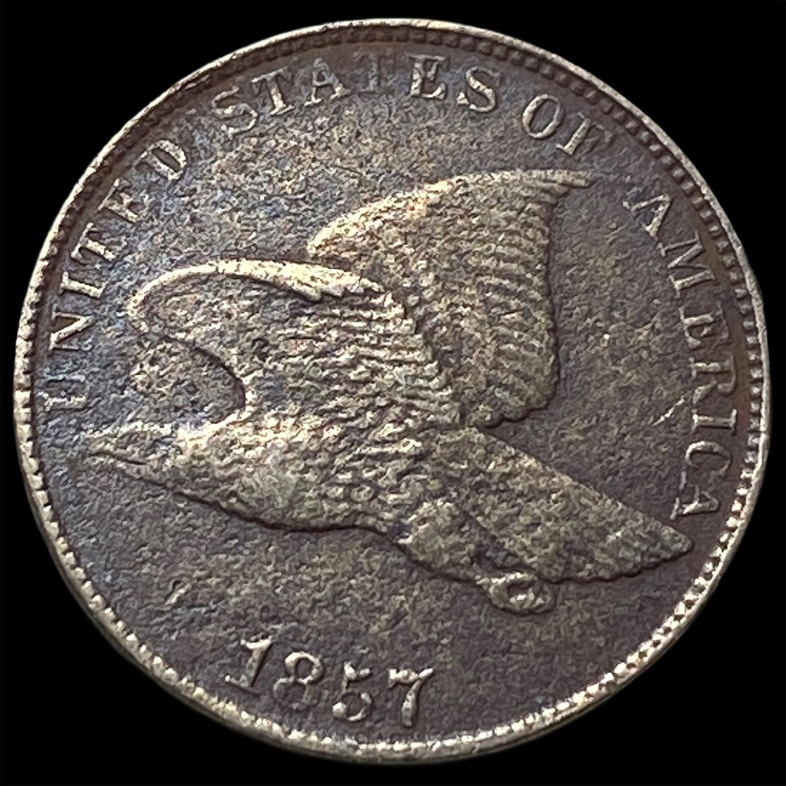 1857 Flying Eagle Cent LIGHTLY CIRCULATED: 1857 Flying Eagle Cent LIGHTLY CIRCULATED