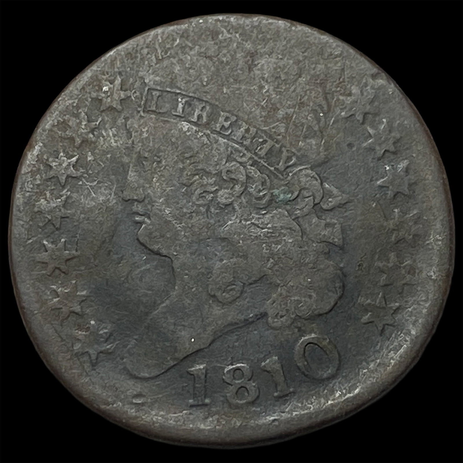 1810 Classic Head Half Cent LIGHTLY CIRCULATED: 1810 Classic Head Half Cent LIGHTLY CIRCULATED