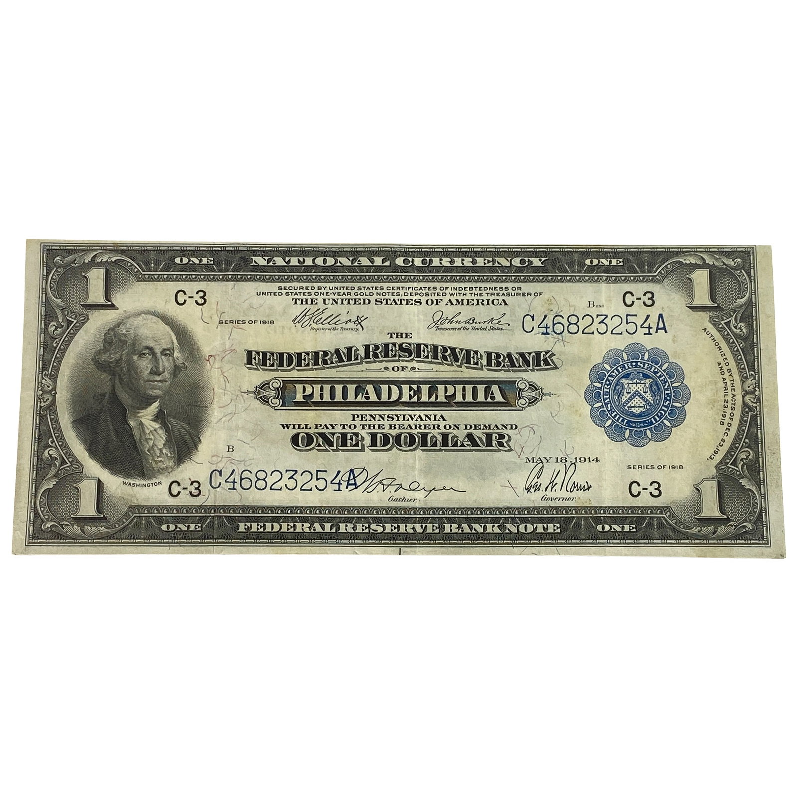 1916 $1 Resrve of Philadelphia: 1916 $1 Resrve of Philadelphia