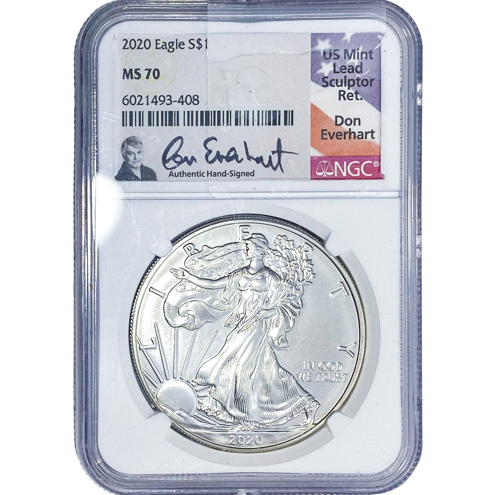 2020 Silver Eagle NGC MS70 (1 of 2)