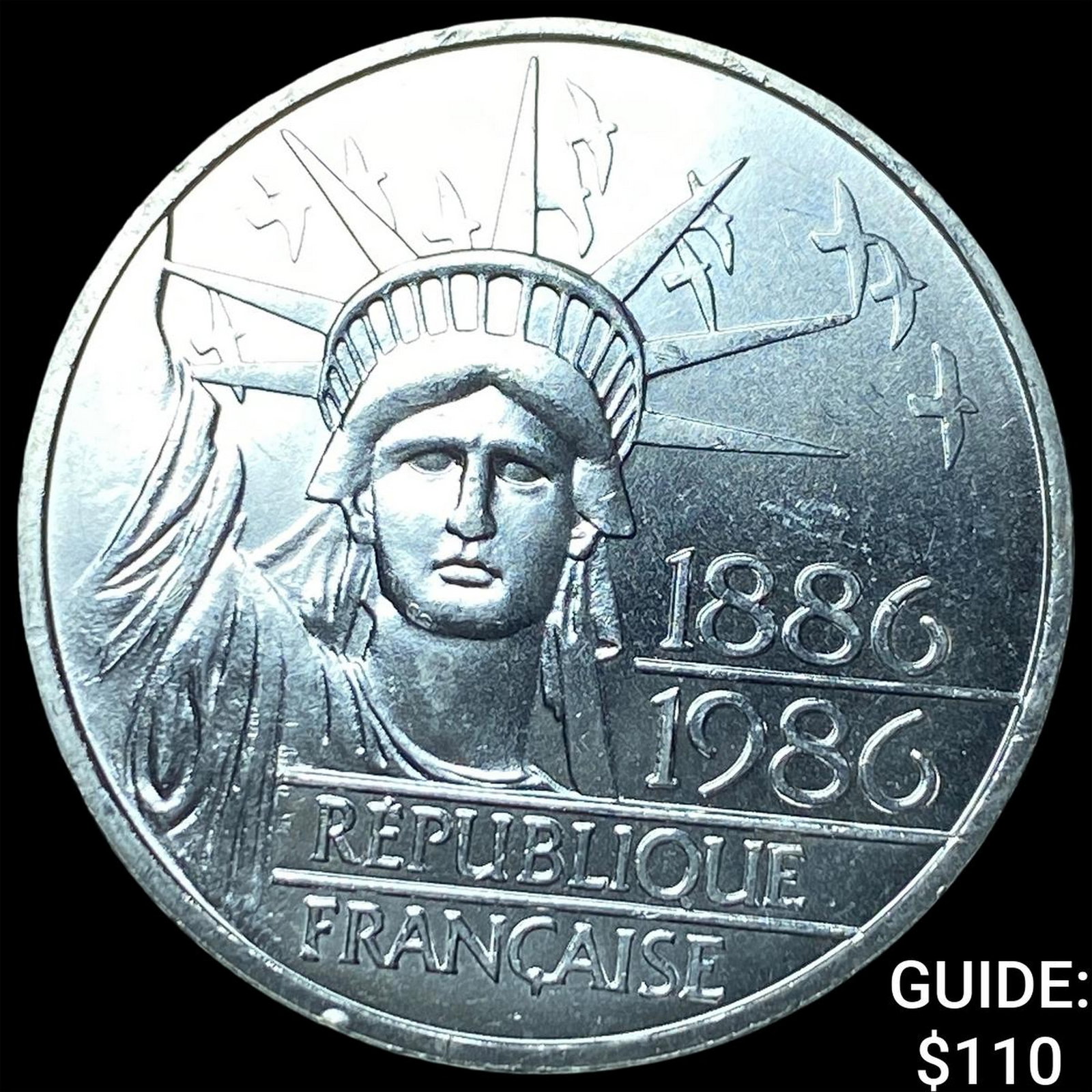 1986 France Silver 100 Francs: 1986 France Silver 100 Francs