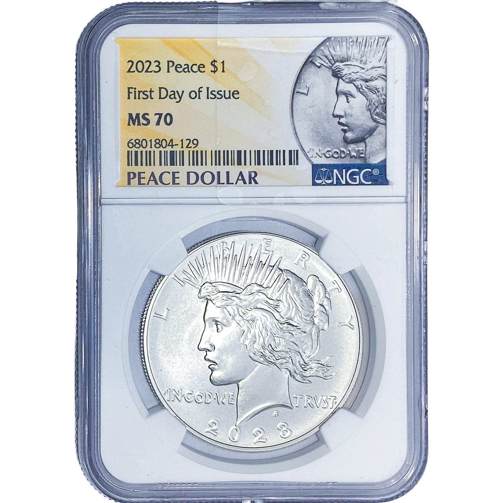 2023 Silver Peace Dollar NGC MS70: 2023 Silver Peace Dollar NGC MS70