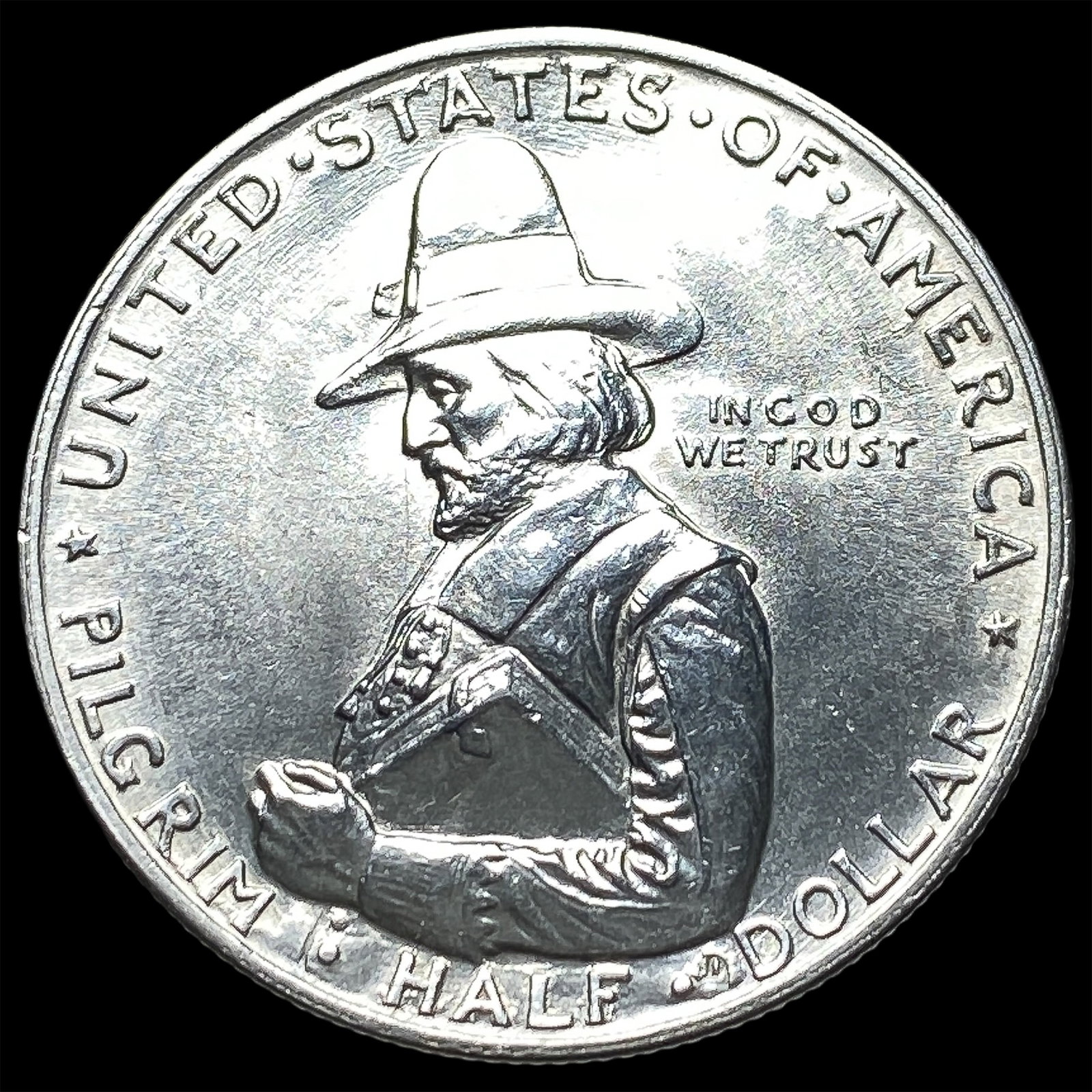 1920 Silver Pilgrim Half Dollar CHOICE BU (1 of 2)