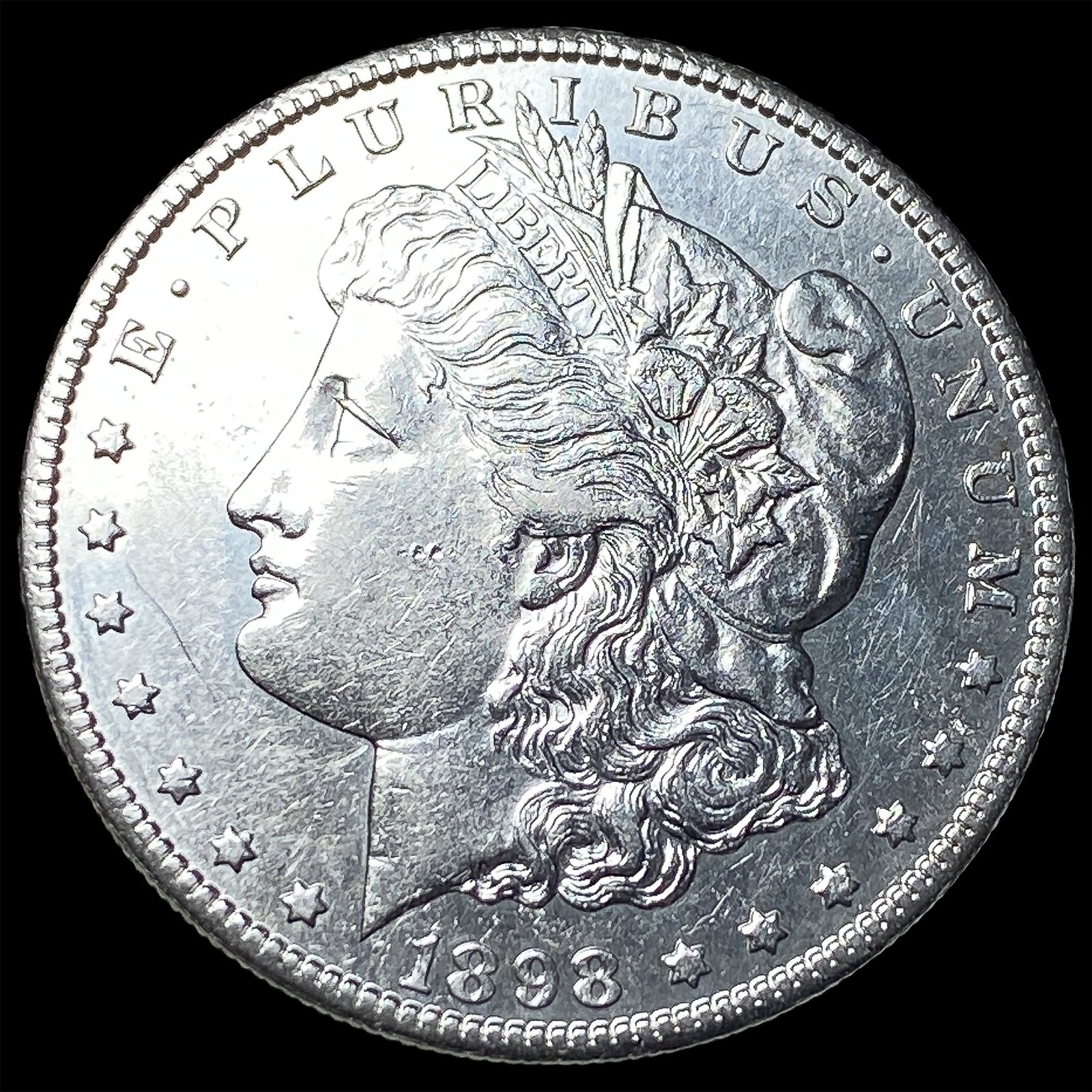 1898-S Morgan Silver Dollar CLOSELY UNCIRCULATED: 1898-S Morgan Silver Dollar CLOSELY UNCIRCULATED