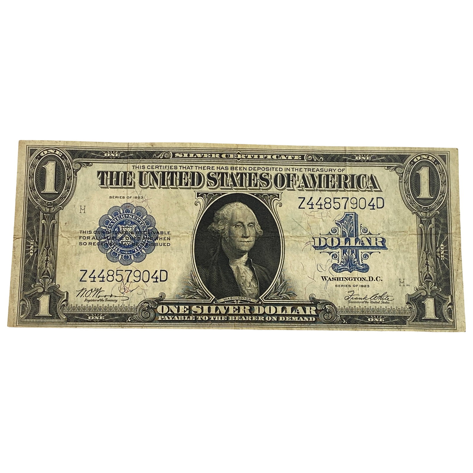 1923 $1 washington, DC (1 of 2)