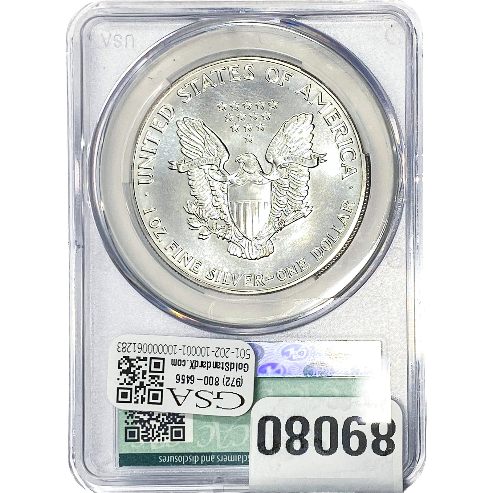 1987 Silver Eagle CAC MS69 - 2
