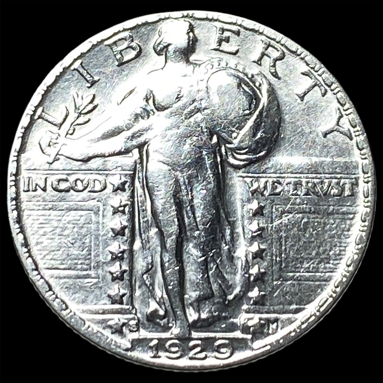 1929-S Standing Liberty Silver Quarter CLOSELY UNCIRCULATED: 1929-S Standing Liberty Silver Quarter CLOSELY UNCIRCULATED
