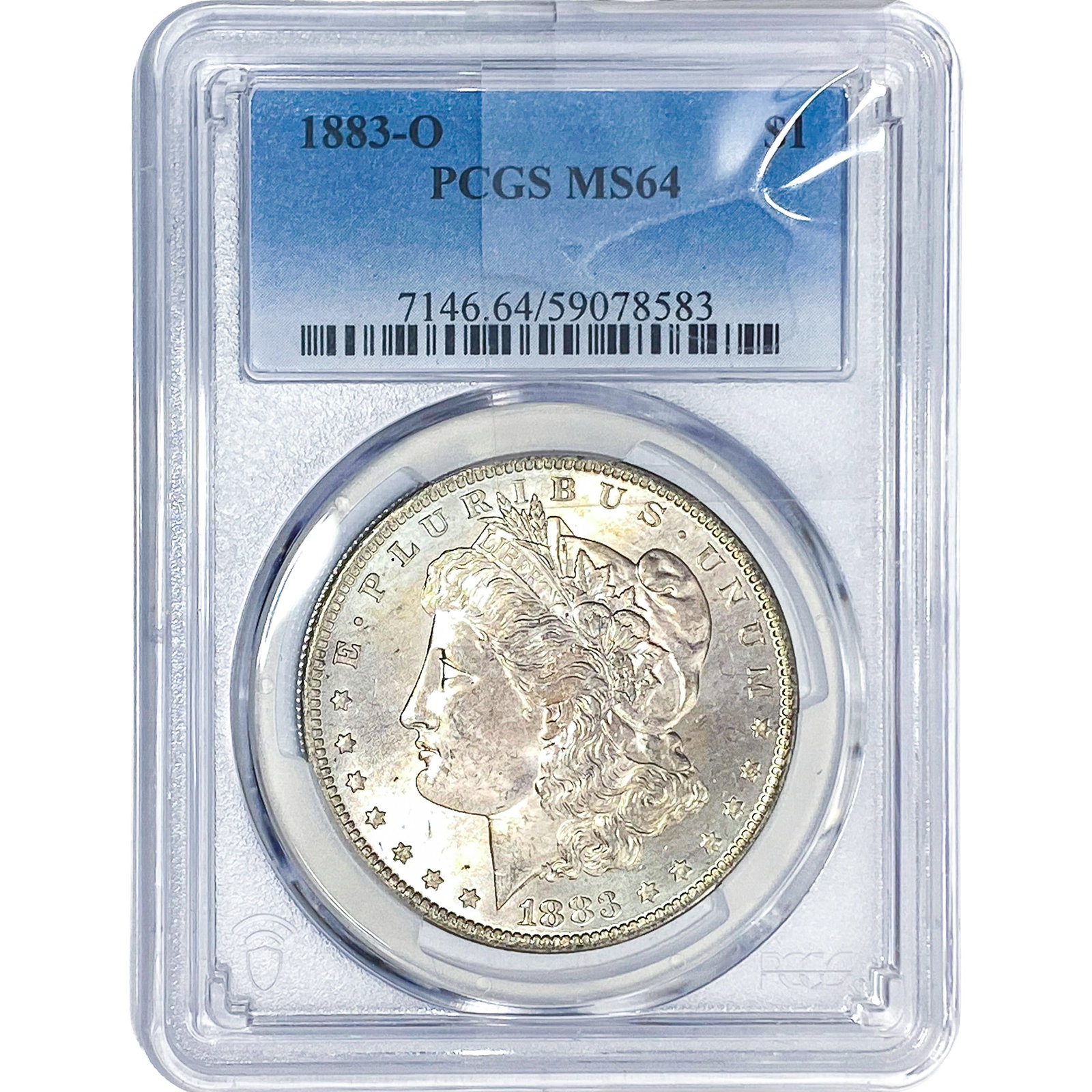 1883-O Morgan Silver Dollar PCGS MS64: 1883-O Morgan Silver Dollar PCGS MS64