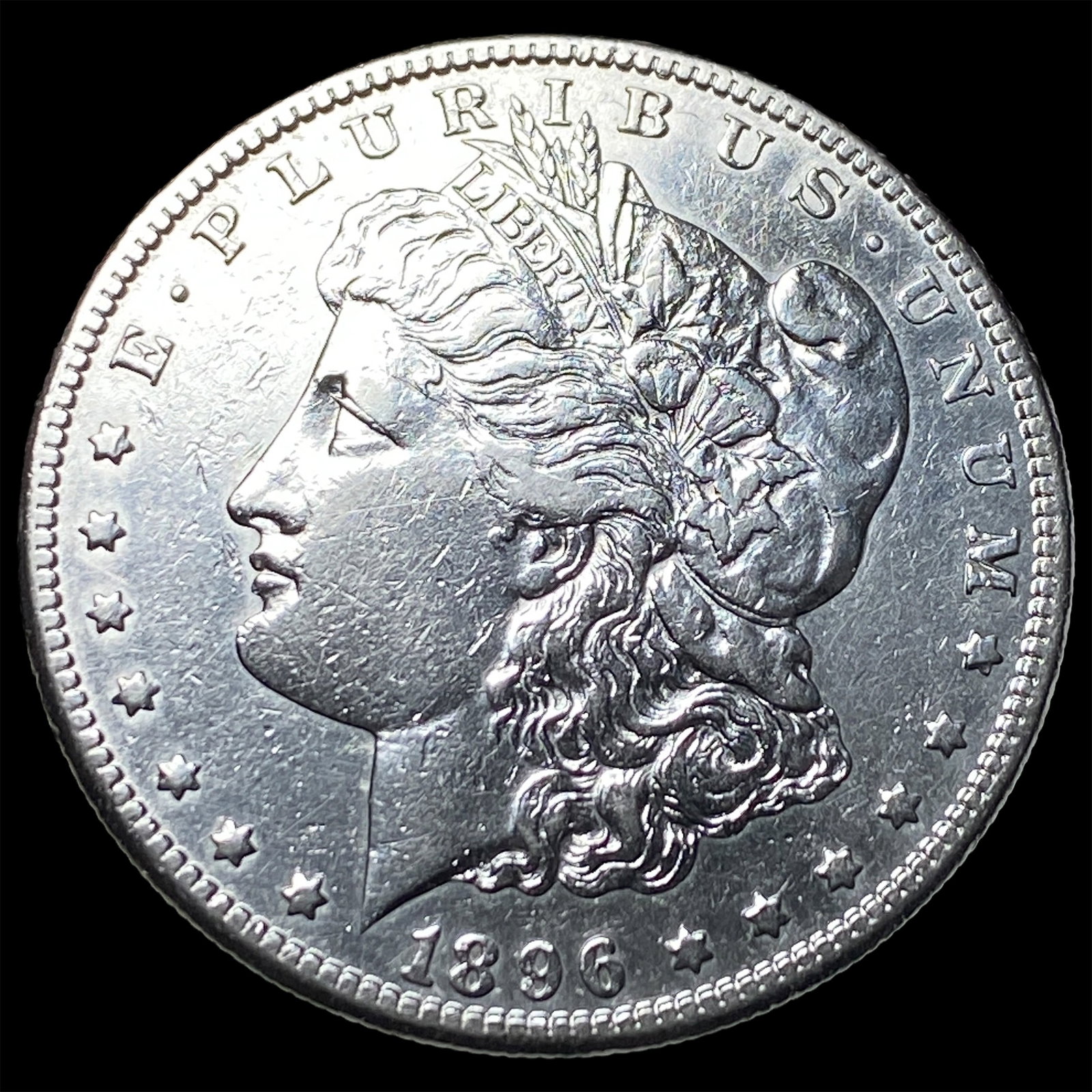 1896-S Silver Morgan Dollar CLOSELY UNCIRCULATED: 1896-S Silver Morgan Dollar CLOSELY UNCIRCULATED