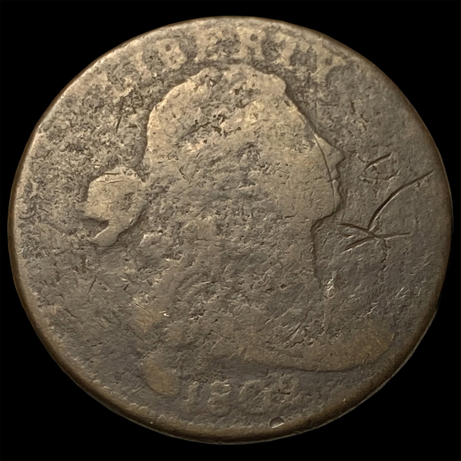 1802 Draped Bust Large Cent NICELY CIRCULATED: 1802 Draped Bust Large Cent NICELY CIRCULATED