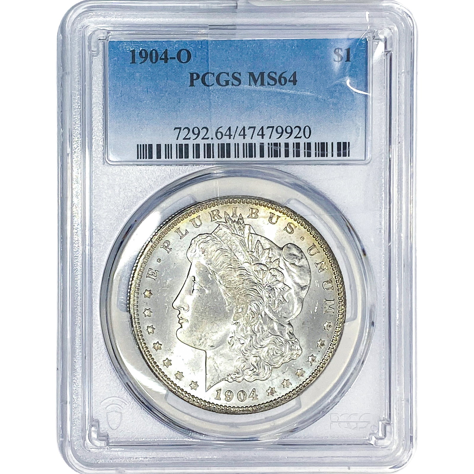 1904-O Morgan Silver Dollar PCGS MS64: 1904-O Morgan Silver Dollar PCGS MS64