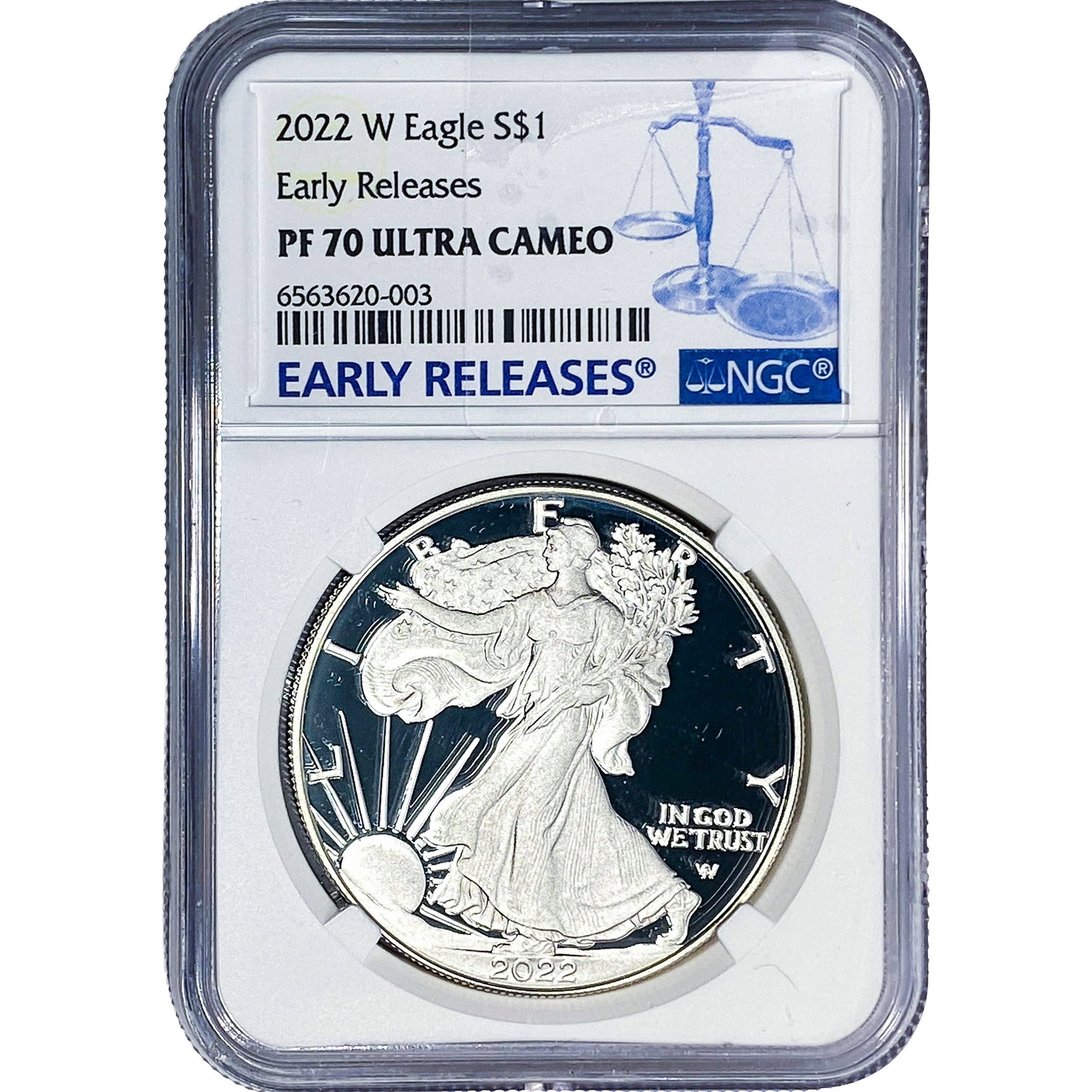 2022-W Silver Eagle NGC PF70 Ultra Cameo (1 of 2)