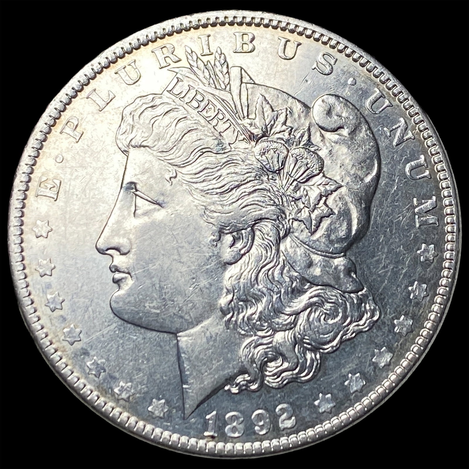 1892 Silver Morgan Dollar UNCIRCULATED: 1892 Silver Morgan Dollar UNCIRCULATED