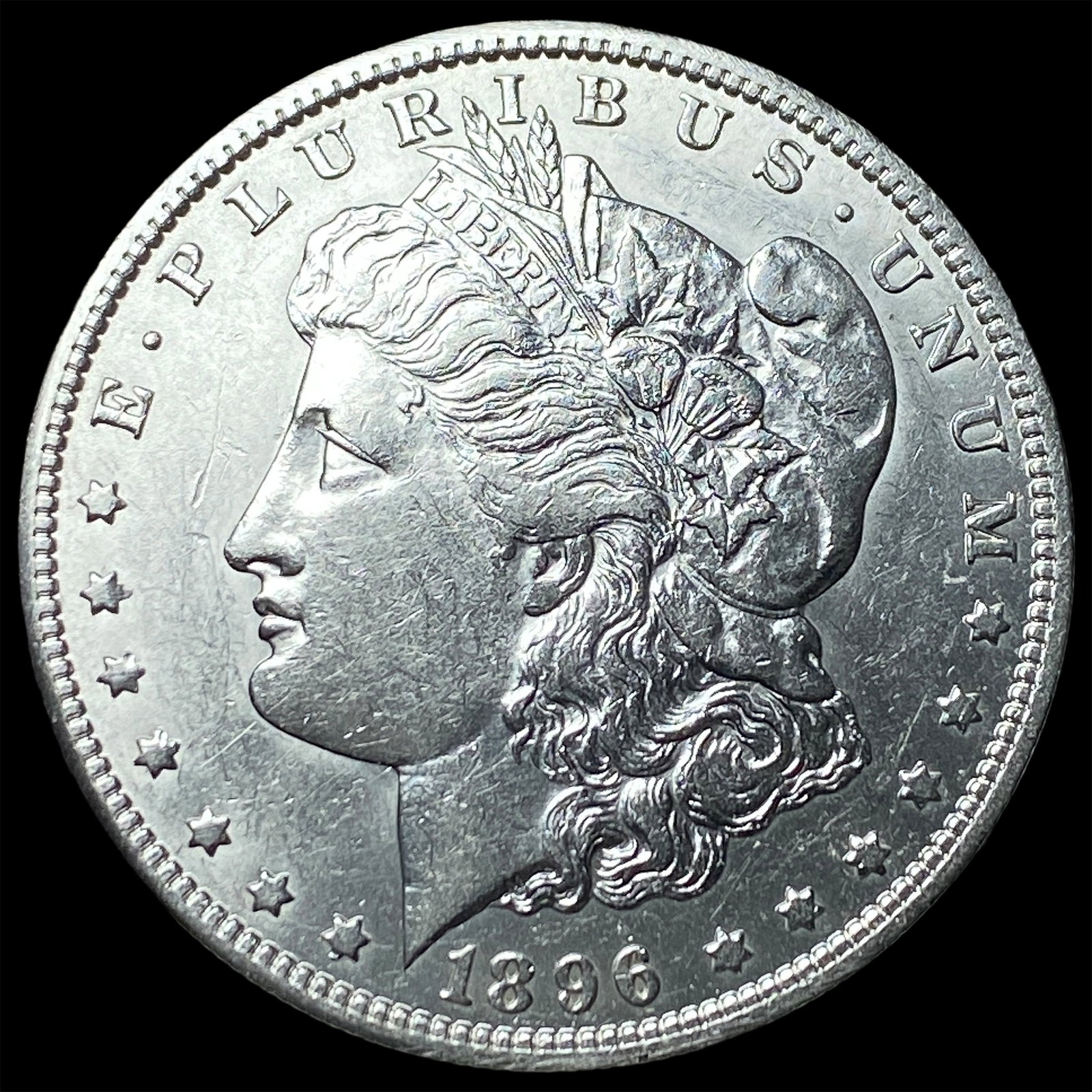 1896-O Silver Morgan Dollar CLOSELY UNCIRCULATED: 1896-O Silver Morgan Dollar CLOSELY UNCIRCULATED