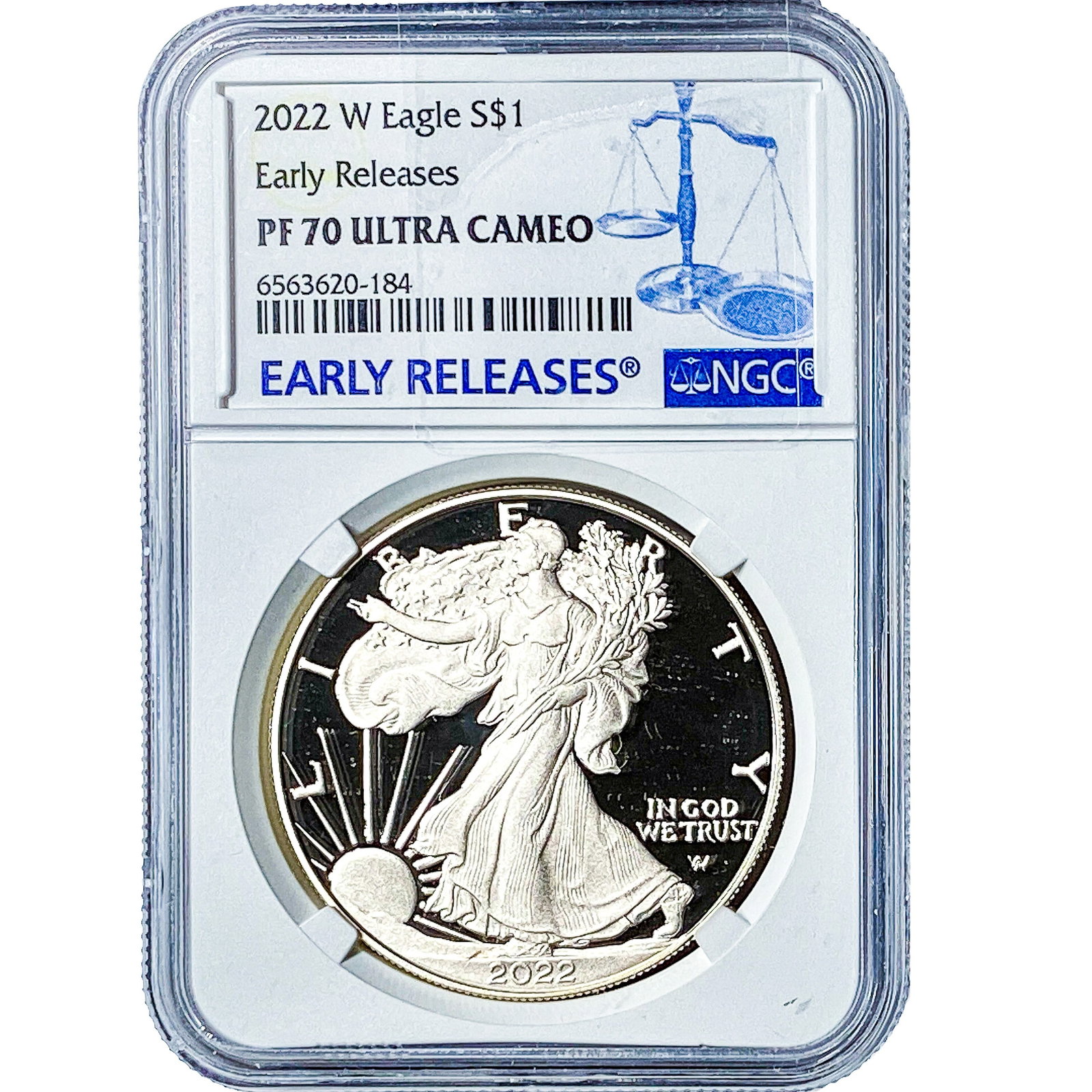 2022-W Silver Eagle NGC PF70 Ultra Cameo: 2022-W Silver Eagle NGC PF70 Ultra Cameo