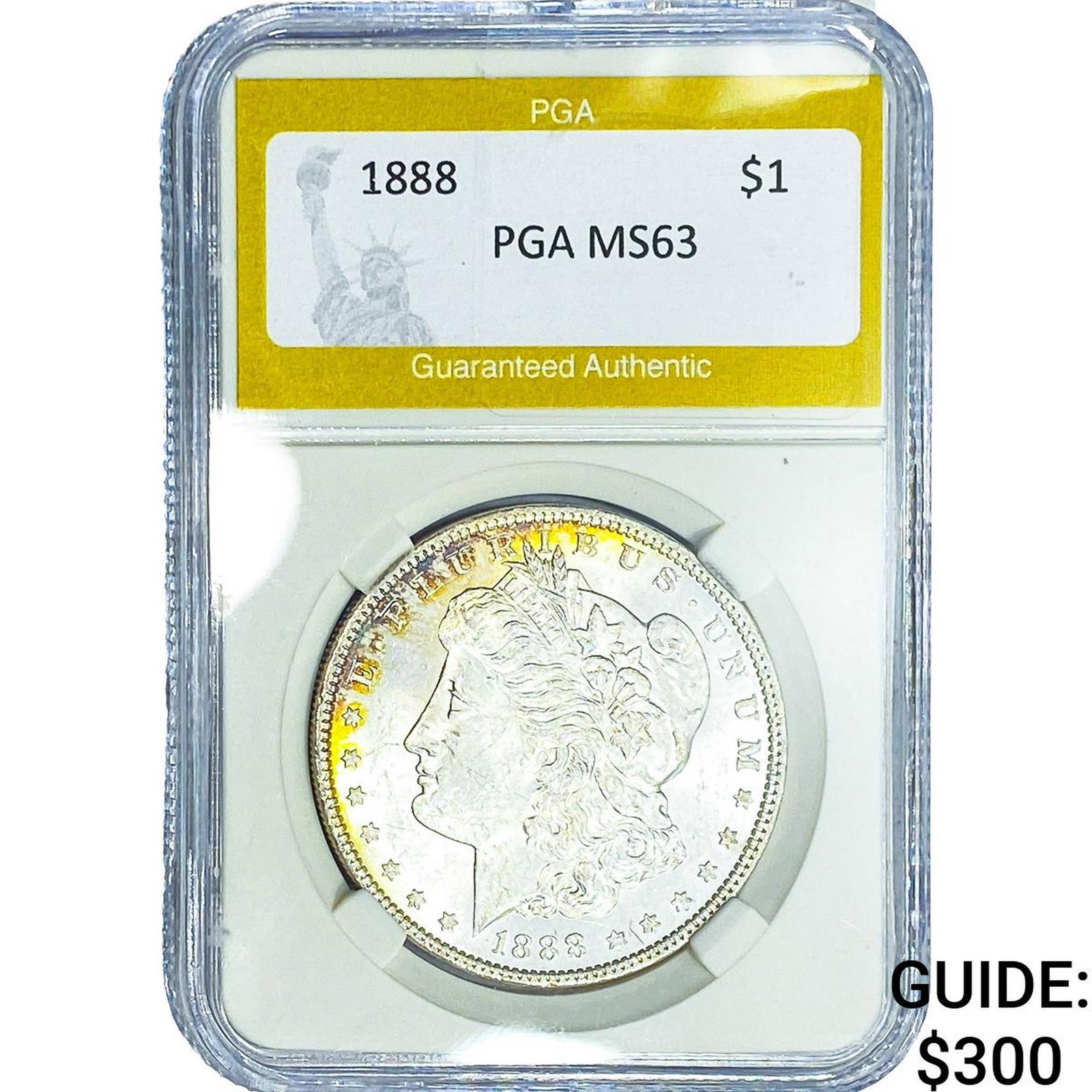 1888 Morgan Silver Dollar PGA MS63: 1888 Morgan Silver Dollar PGA MS63