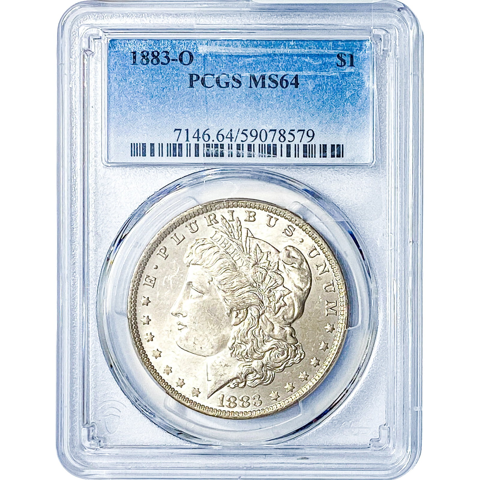 1883-O Morgan Silver Dollar PCGS MS64: 1883-O Morgan Silver Dollar PCGS MS64