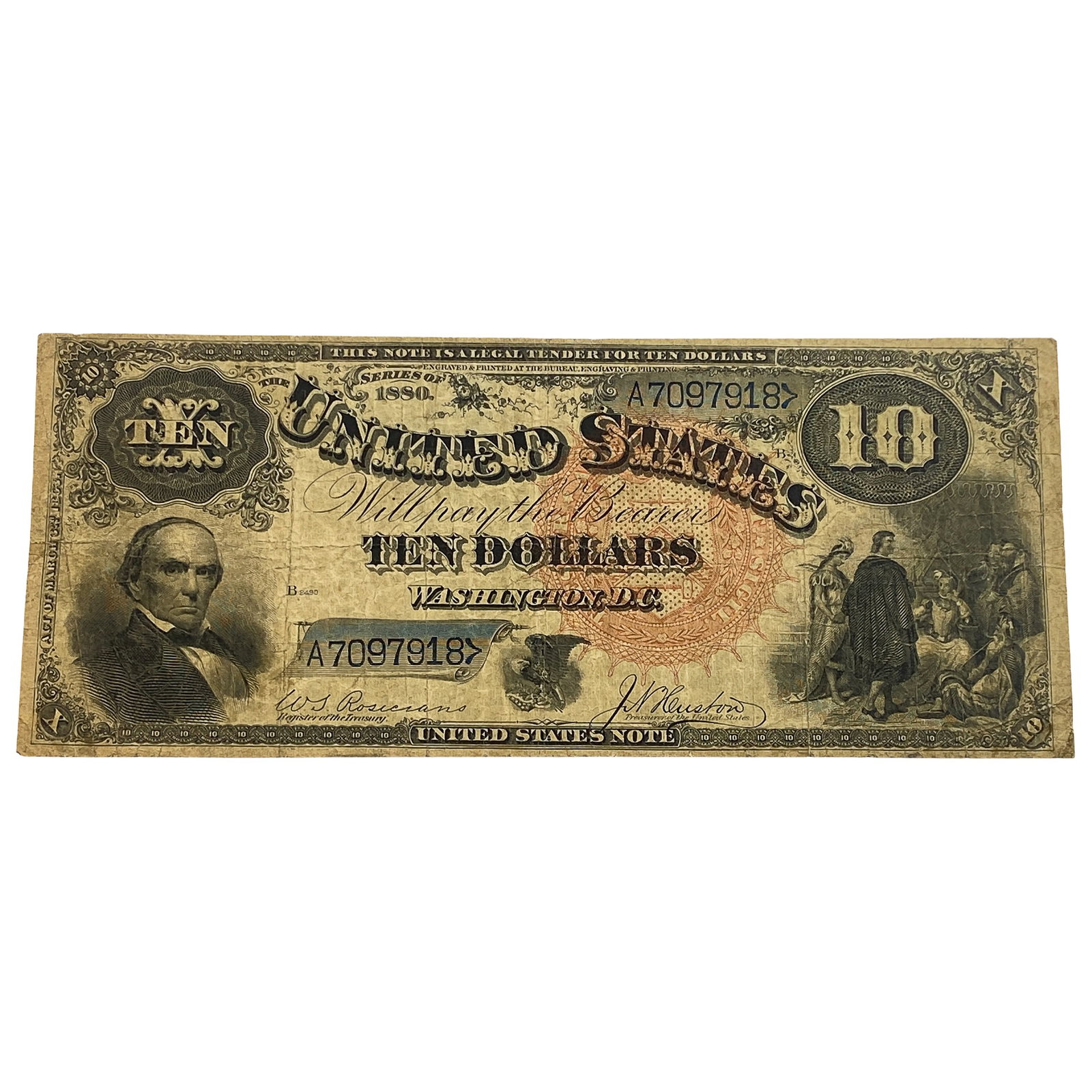 1880 $10 Legal Tender (1 of 2)