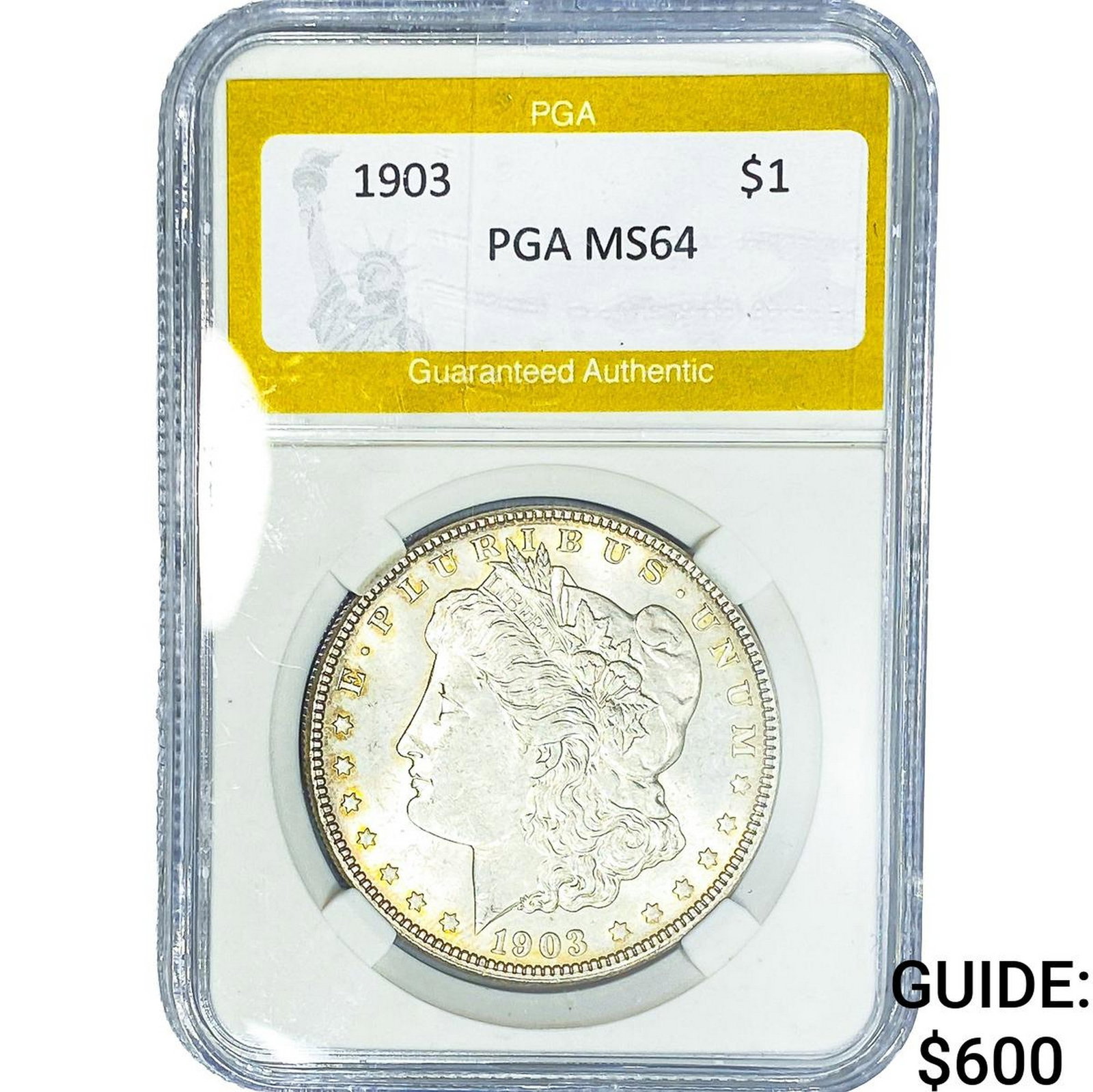 1903 Morgan Silver Dollar PGA MS64: 1903 Morgan Silver Dollar PGA MS64