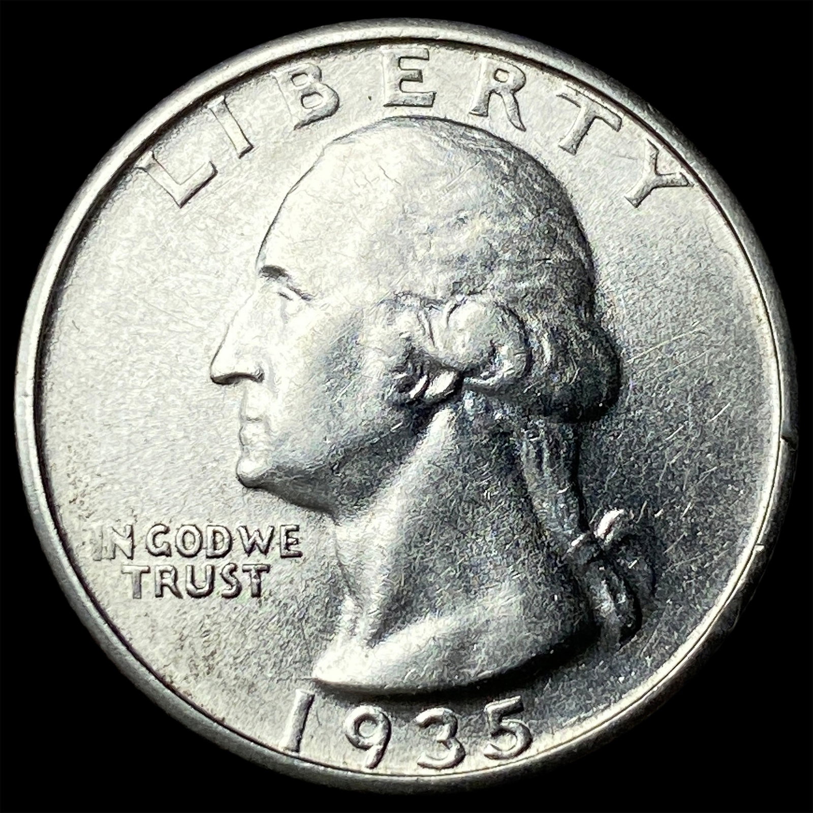 1935-D Silver Washington Quarter UNCIRCULATED: 1935-D Silver Washington Quarter UNCIRCULATED