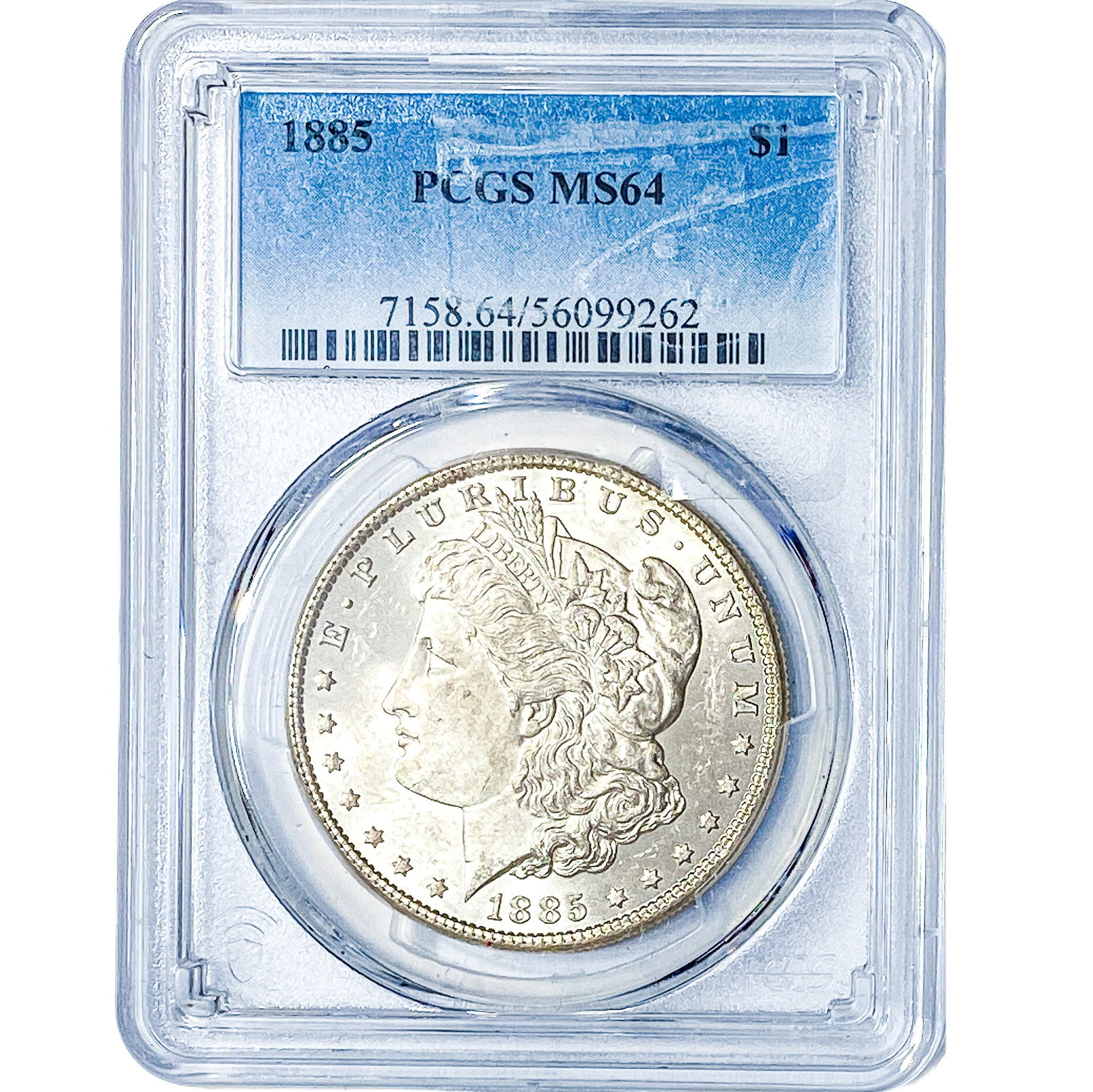 1885 Morgan Silver Dollar PCGS MS64: 1885 Morgan Silver Dollar PCGS MS64