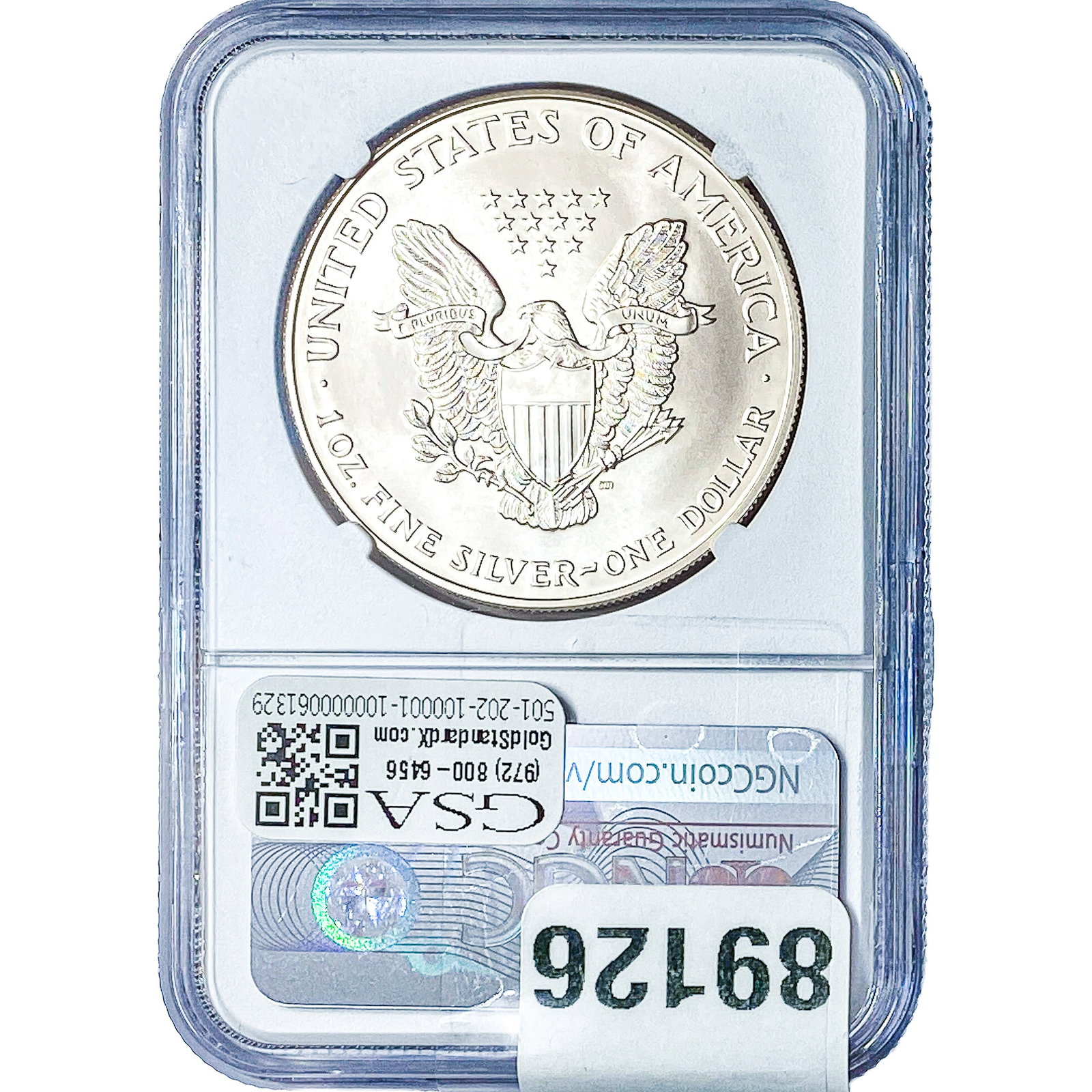 2000 Silver Eagle NGC MS69 - 2