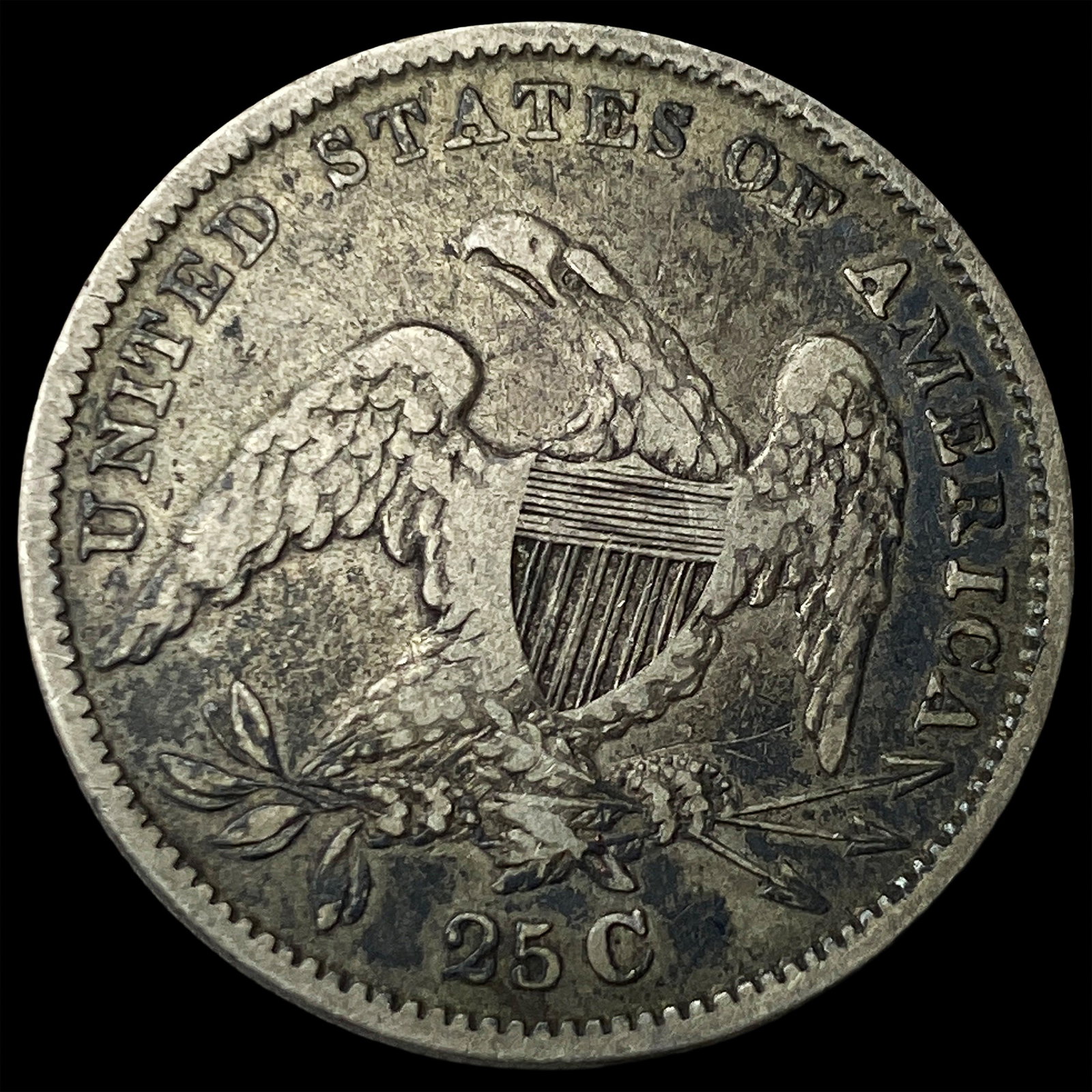 1834 Capped Bust Quarter ABOUT UNCIRCULATED - 2